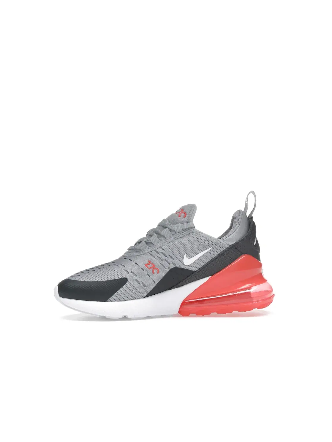 Детские кроссовки Lifestyle с амортизацией Nike Air Max 270 — изображение 3 из 4, серый//яркий/белый