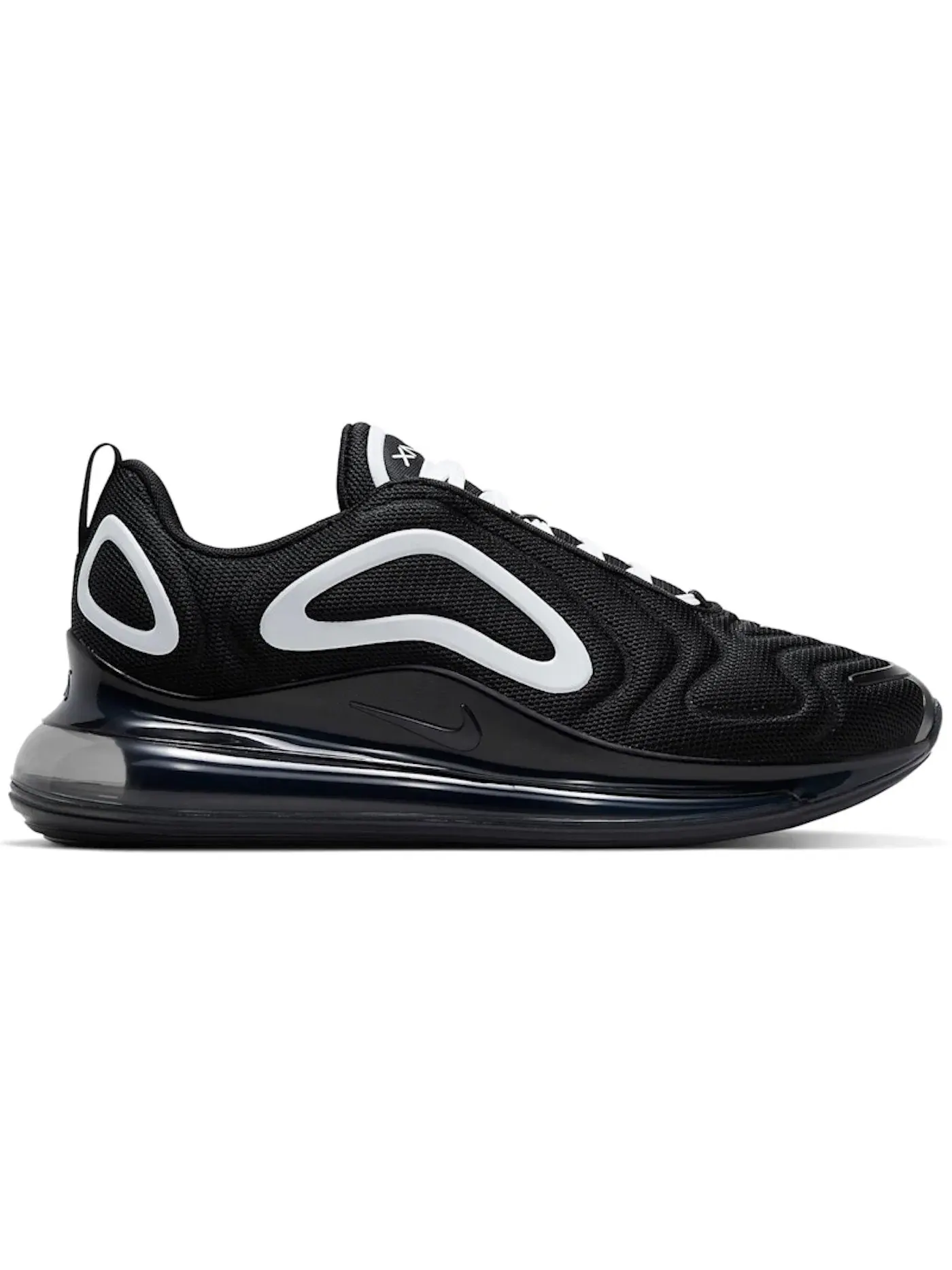 Мужские кроссовки Lifestyle с амортизацией Nike Air Max 720 — изображение 1 из 1, черный/белый-черный