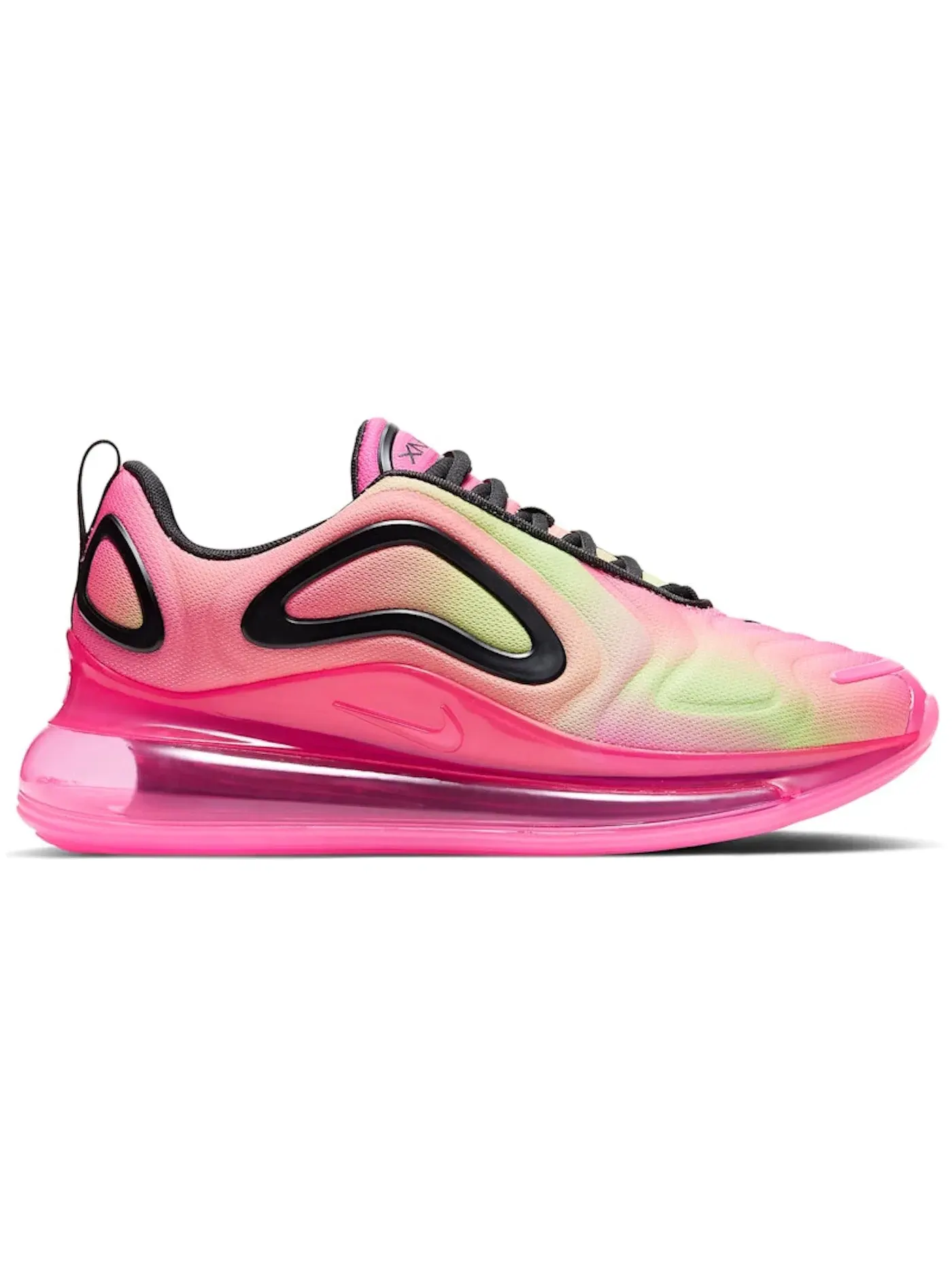 Женские кроссовки Lifestyle Nike Air Max 720 — изображение 1 из 1, розовый/черный-зеленый