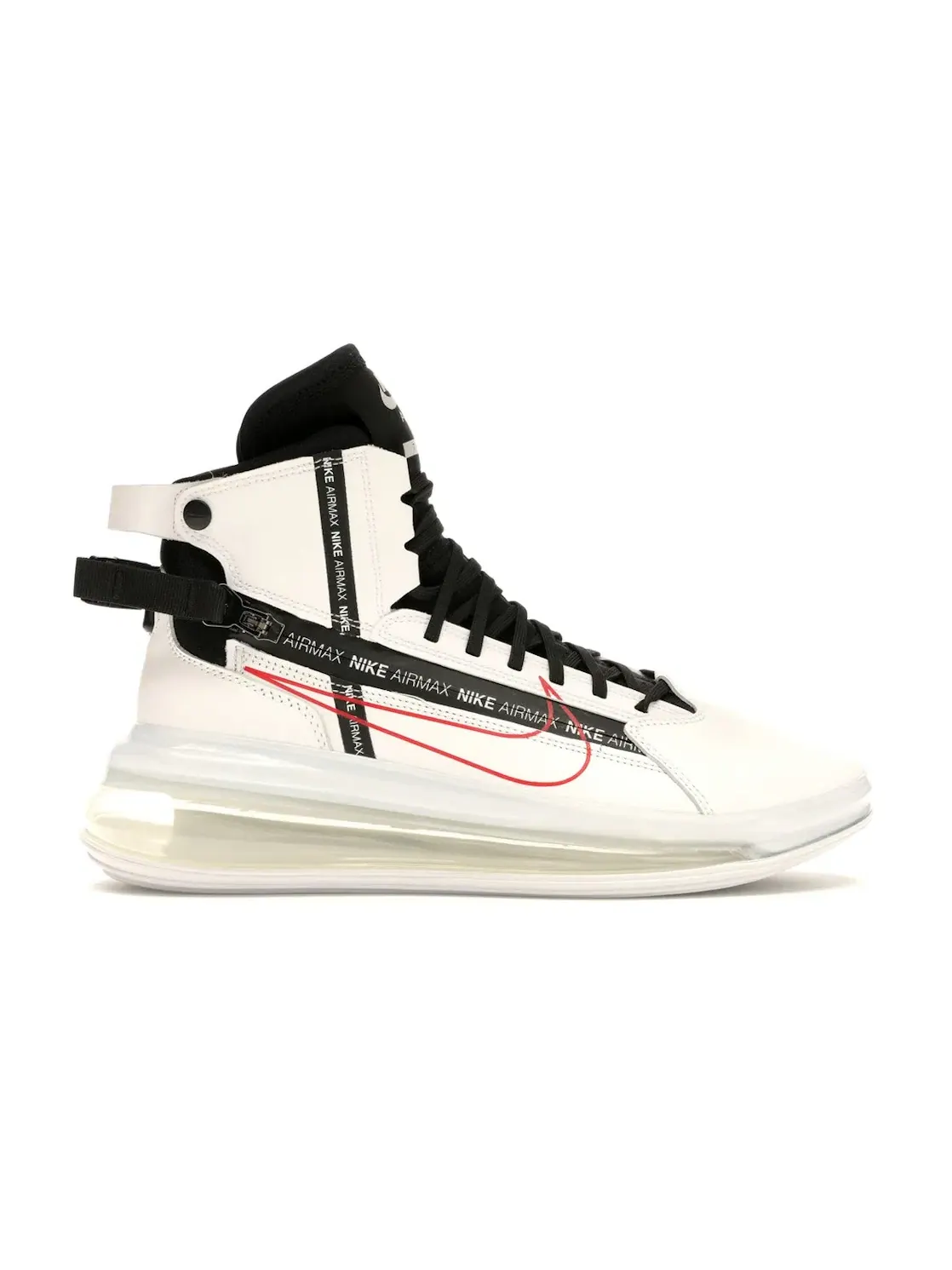 Мужские кроссовки Lifestyle с системой шнуровки Nike Air Max 720 Saturn — изображение 1 из 4, белый/черный-красный
