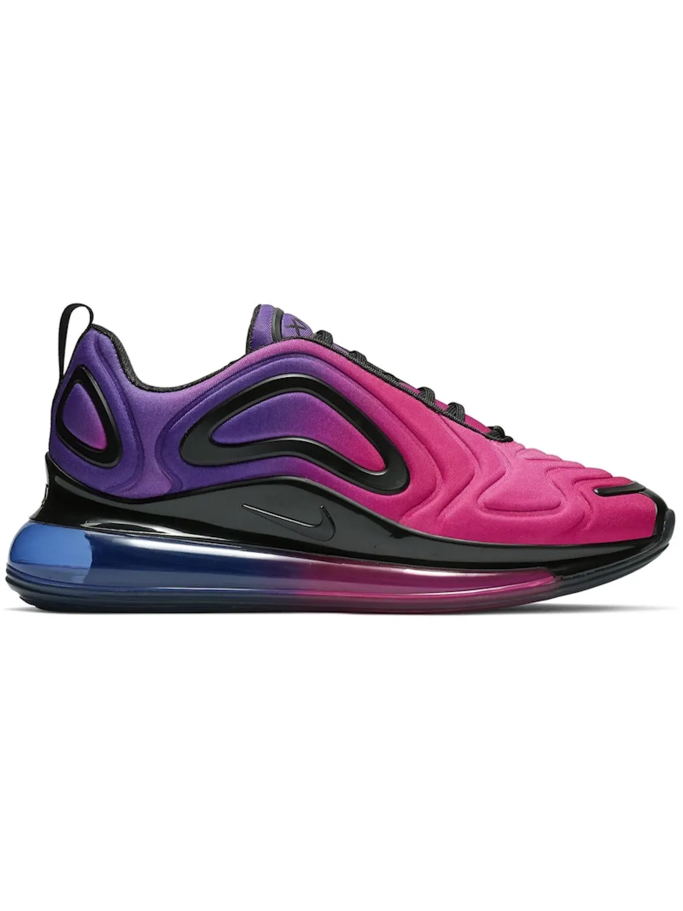 Женские кроссовки с амортизацией Air Max 720 Nike — изображение 1 из 1, черный-розовый