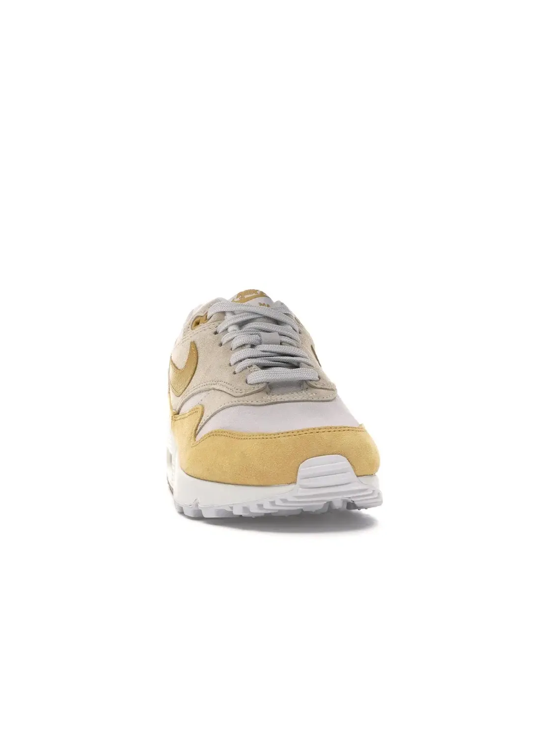 Женские кроссовки с контрастными вставками Nike Air Max 90/1 — изображение 2 из 4, золотистый-белый