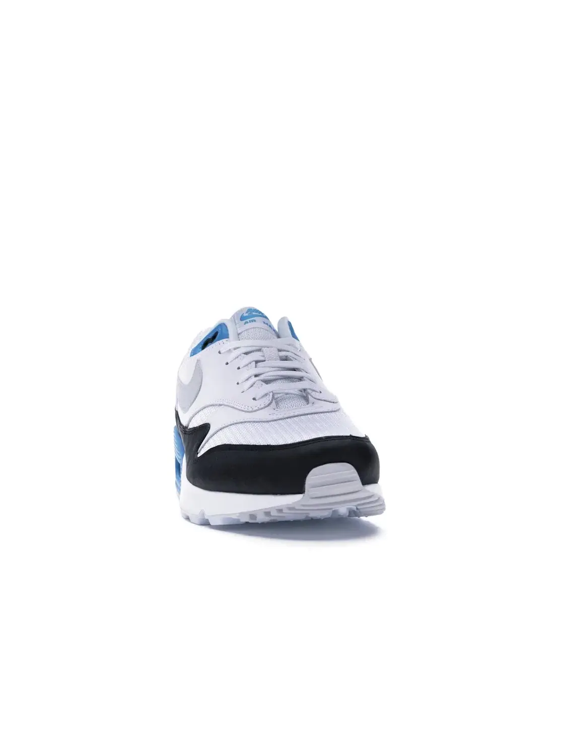 Мужские кроссовки Lifestyle с Air Max амортизацией Nike Air Max 90/1 — изображение 2 из 4, белый/серый-черный-синий