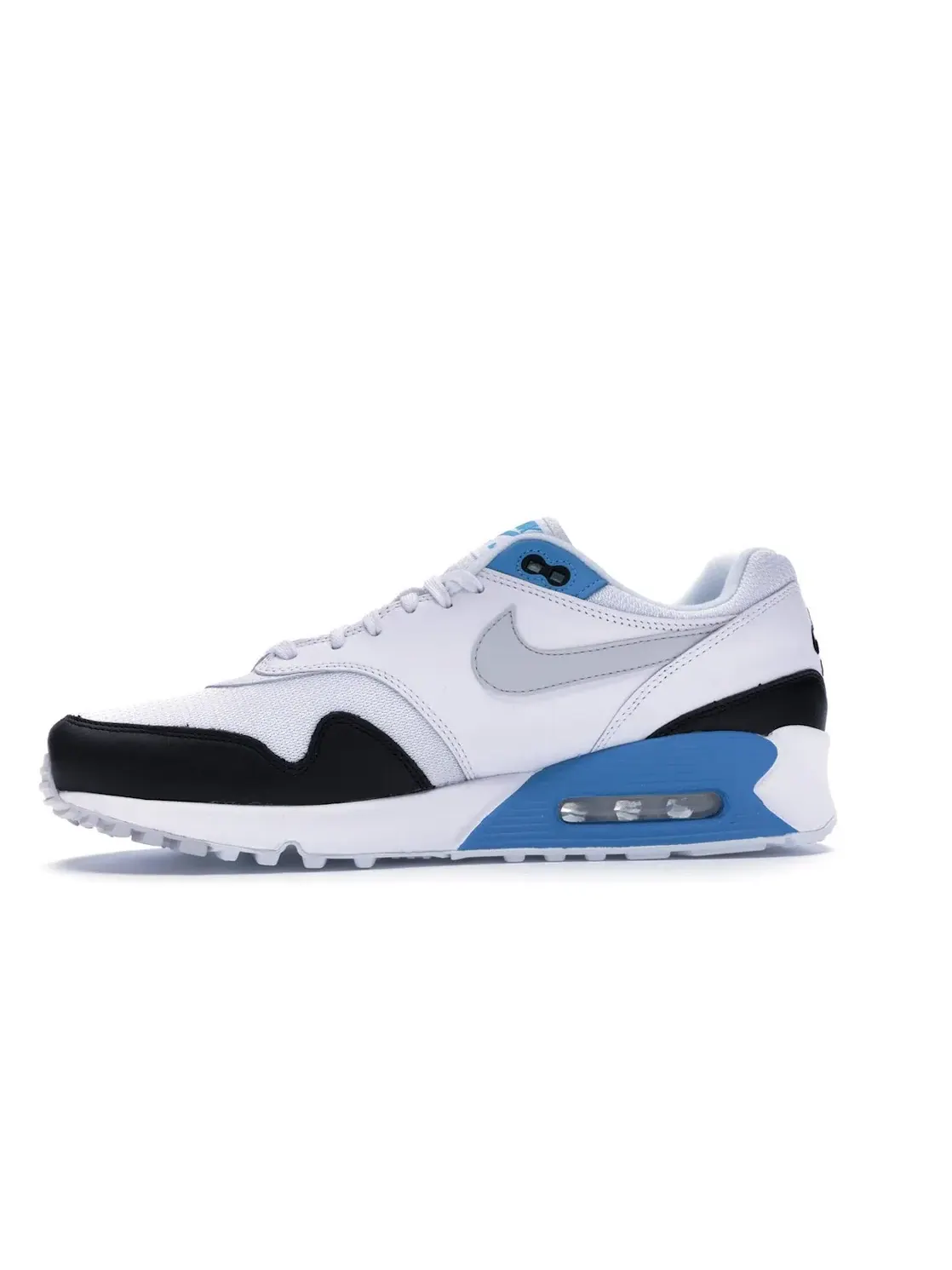 Мужские кроссовки Lifestyle с Air Max амортизацией Nike Air Max 90/1 — изображение 3 из 4, белый/серый-черный-синий