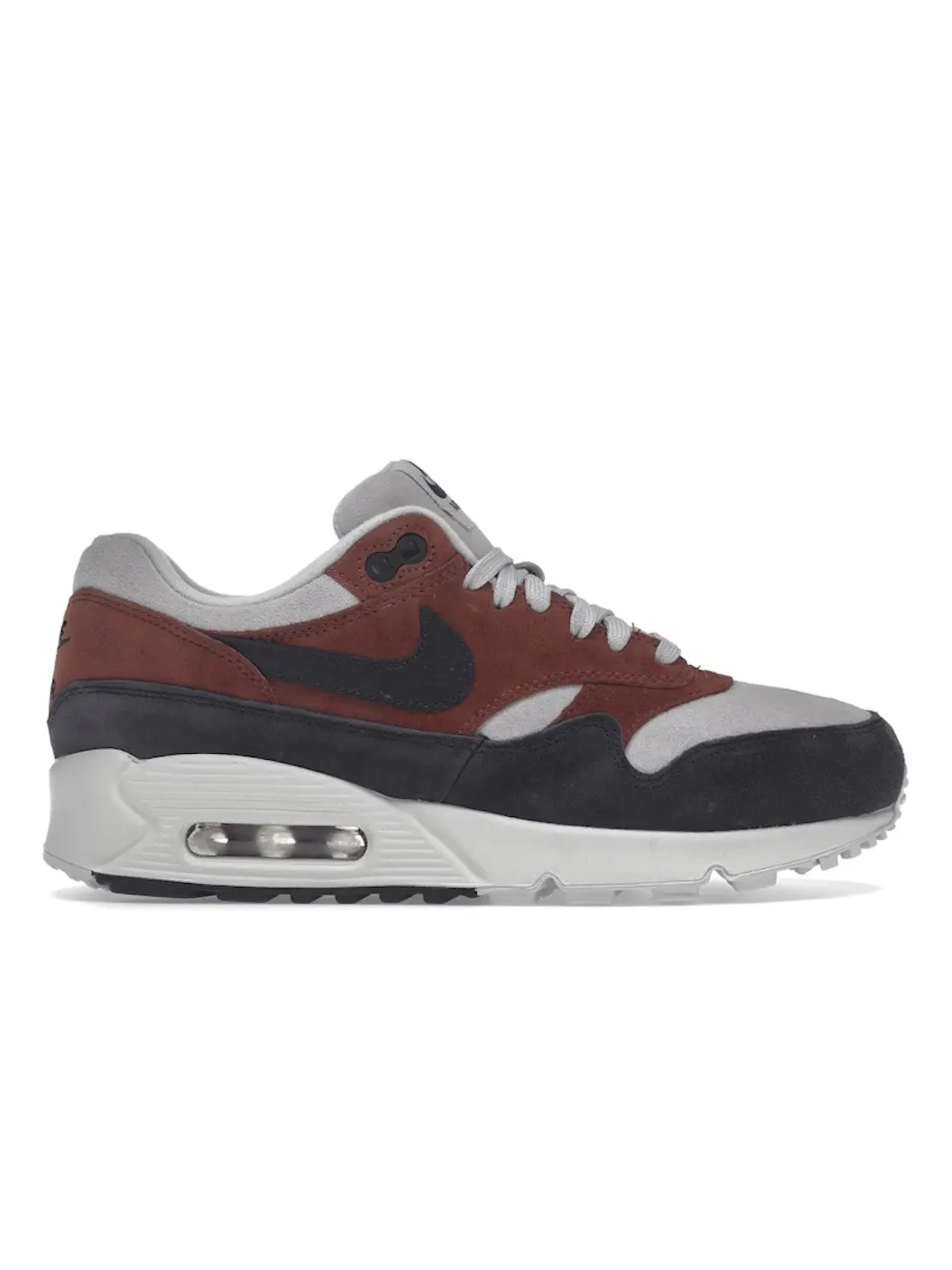 Женские кроссовки Lifestyle Nike Air Max 90/1 — изображение 1 из 4, красный/серый-серый