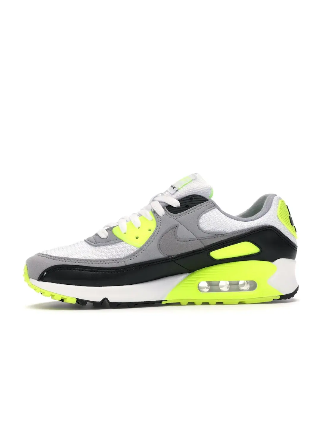Мужские кроссовки Lifestyle Nike Air Max 90 — изображение 3 из 4, белый/серый--черный