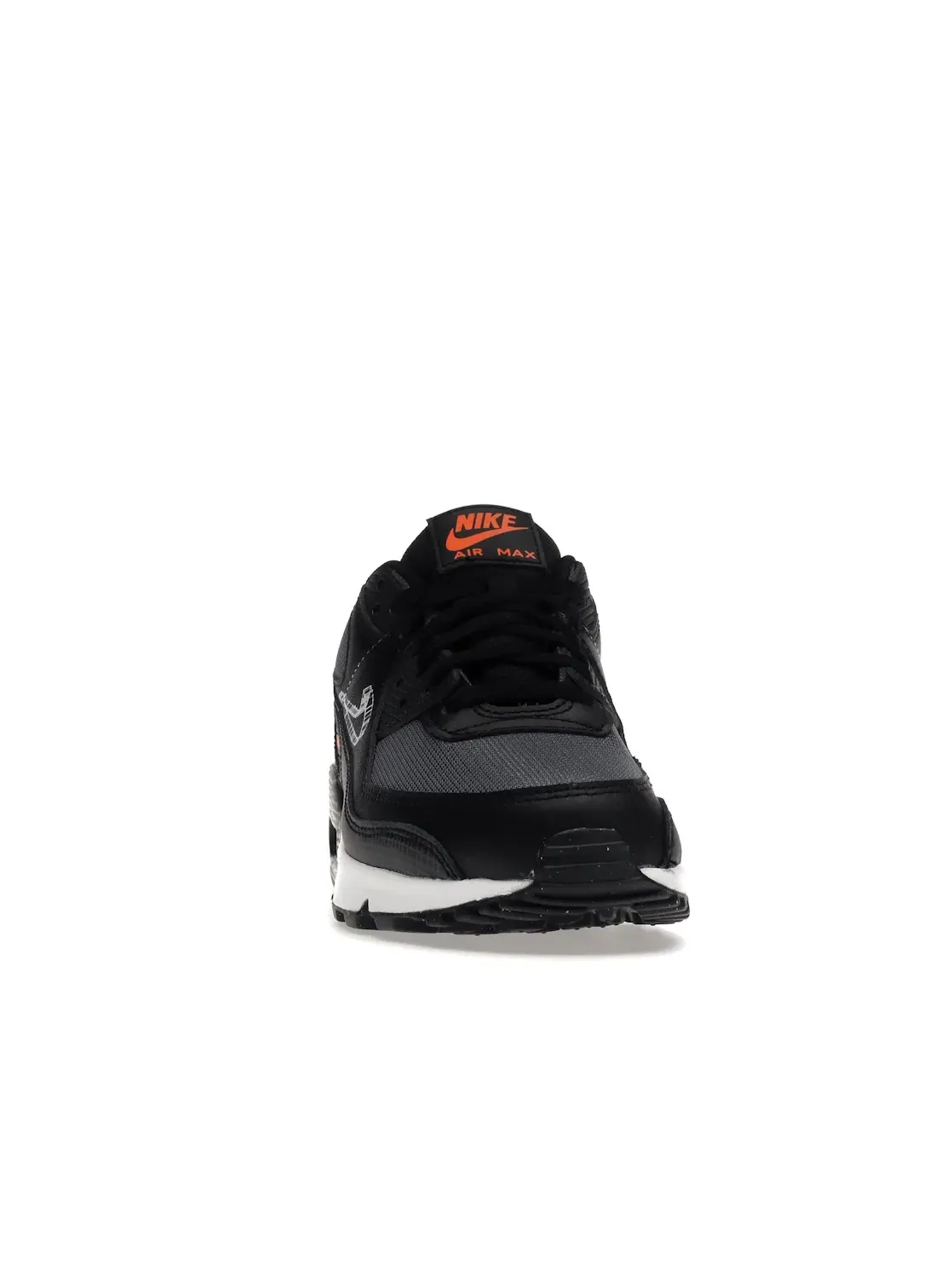 Мужские кроссовки Lifestyle Nike Air Max 90 — изображение 2 из 4, черный/серый/оранжевый