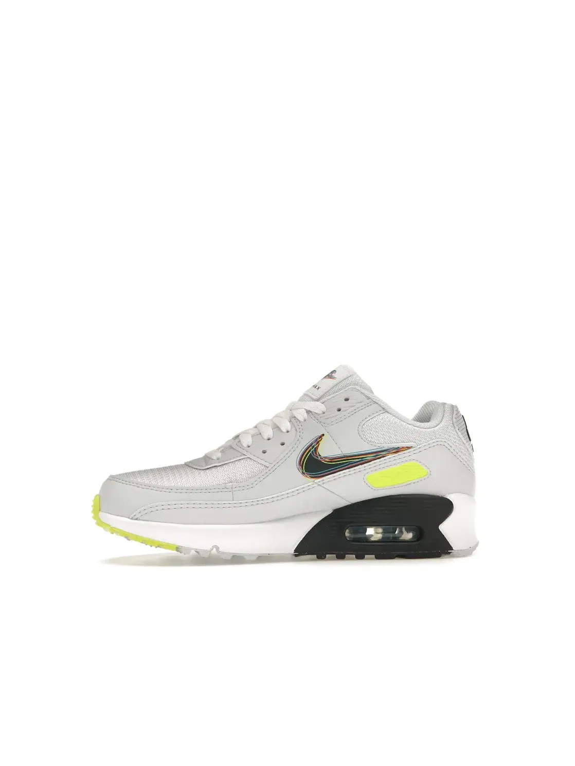 Детские кроссовки Lifestyle Nike Air Max 90 — изображение 3 из 4, белый/синий//серый