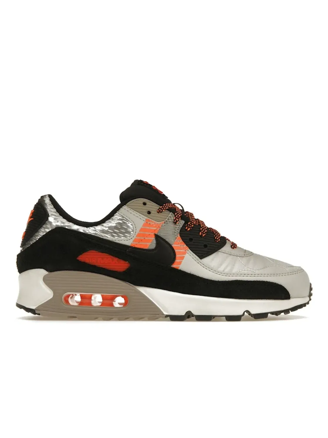 Мужские кроссовки Lifestyle Nike Air Max 90 — изображение 1 из 4, светлый/черный-оранжевый