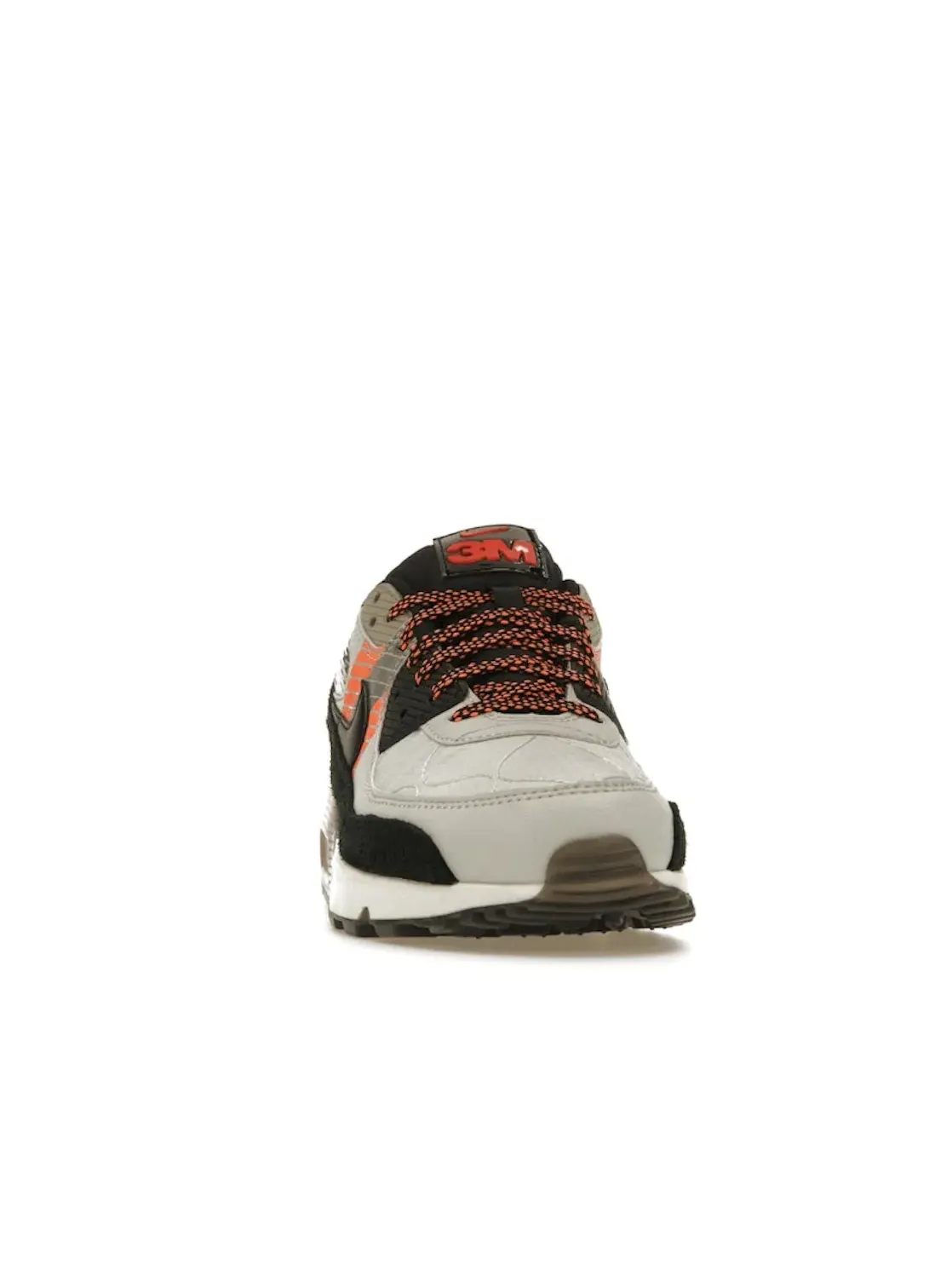 Мужские кроссовки Lifestyle Nike Air Max 90 — изображение 2 из 4, светлый/черный-оранжевый