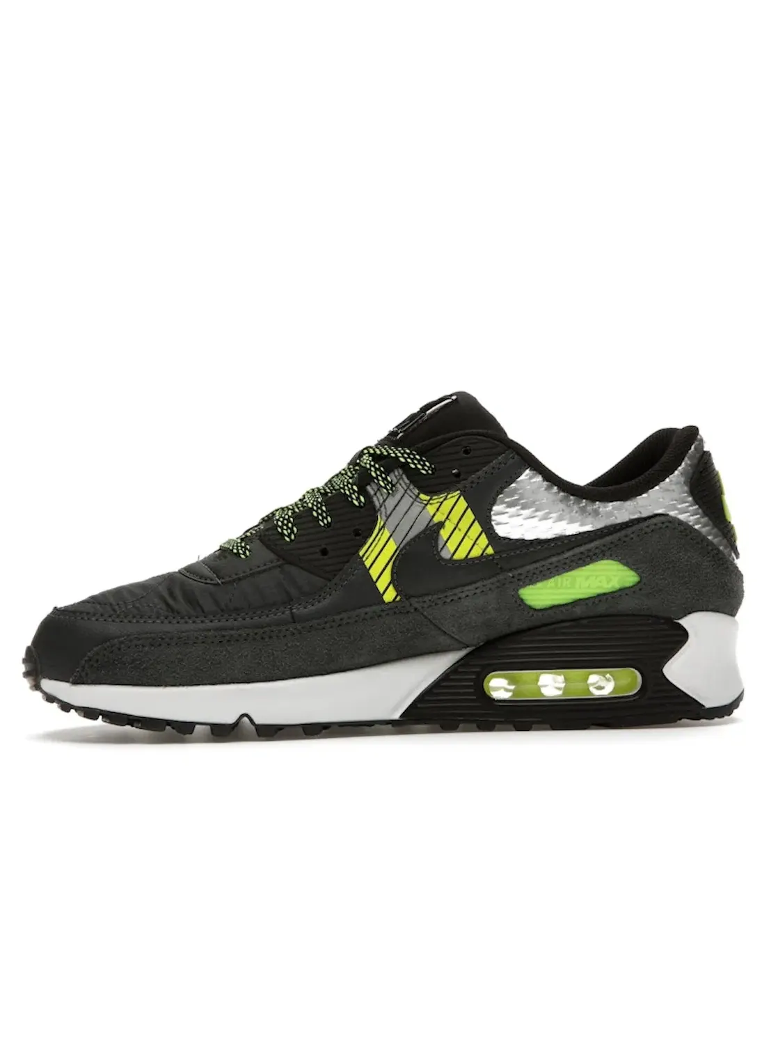 Мужские кроссовки Lifestyle с 3M-вставками Nike Air Max 90 Nike — изображение 3 из 4, черный