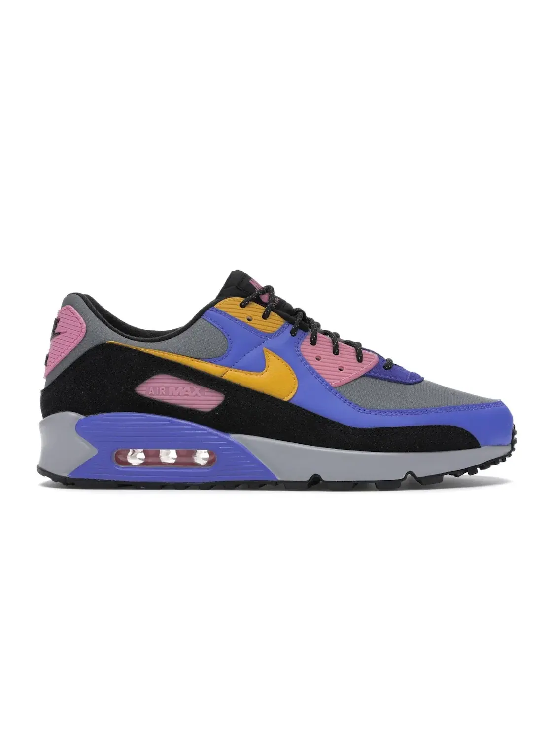 Мужские кроссовки с ярким цветом Nike Air Max 90 Nike — изображение 1 из 4, фиолетовый/-черный