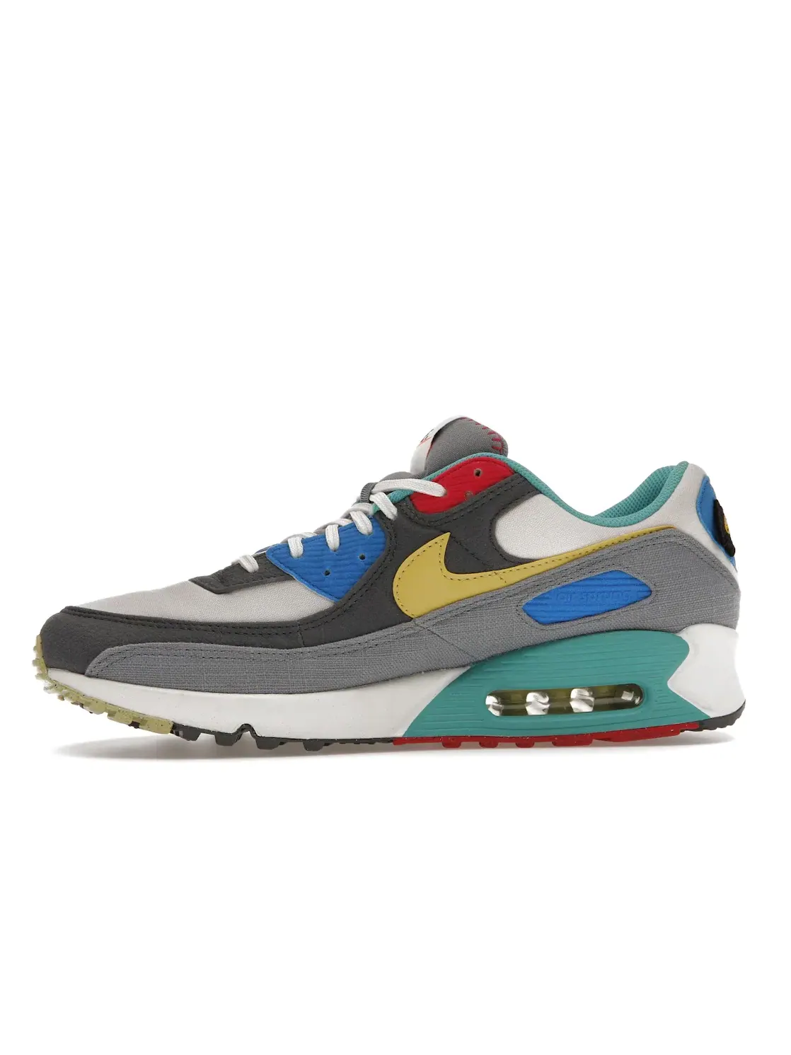Мужские кроссовки Lifestyle Nike Air Max 90 — изображение 3 из 4, серый/розовый