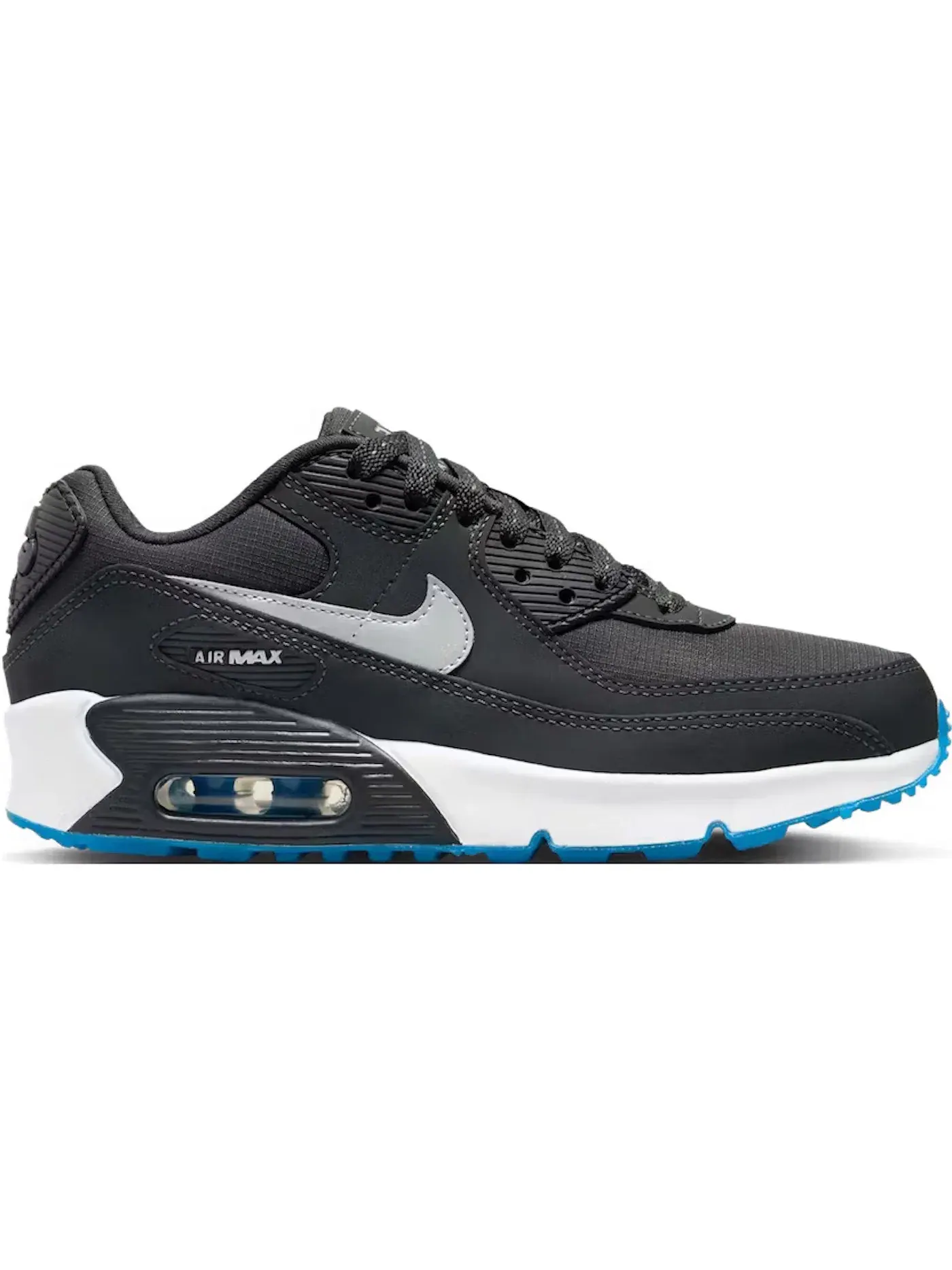 Детские кроссовки Lifestyle Nike Air Max 90 — изображение 1 из 1, синий/белый/серебристый