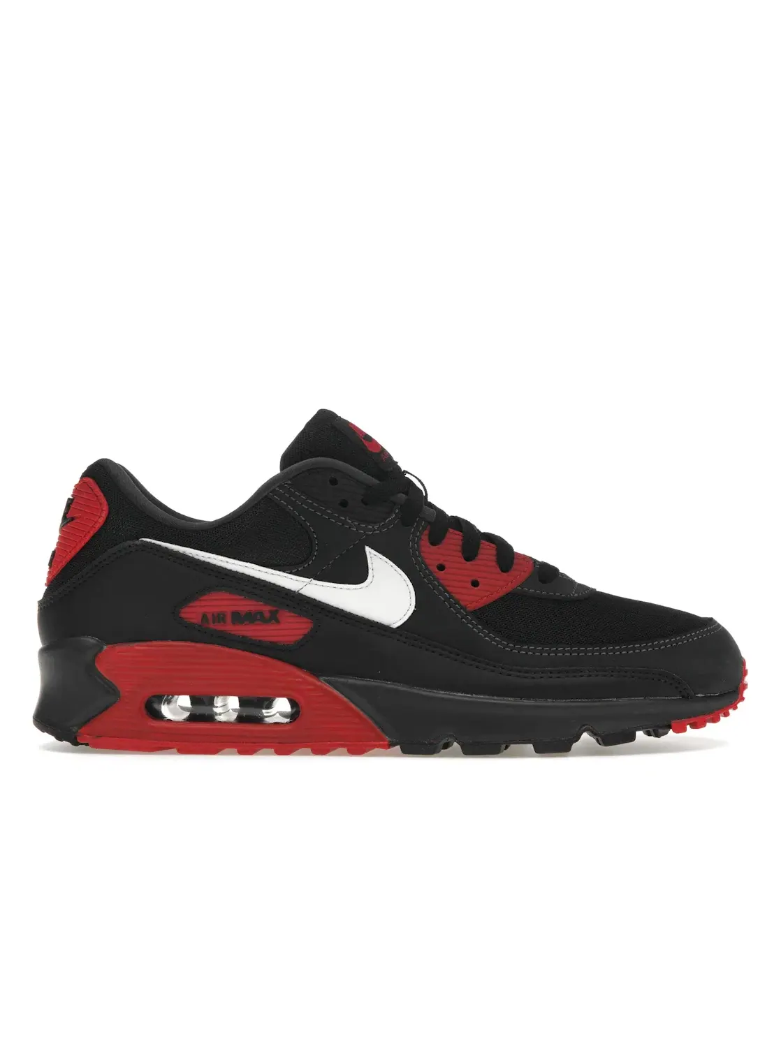 Мужские кроссовки с классическим дизайном Nike Air Max 90 Nike — изображение 1 из 4, черный/красный/белый