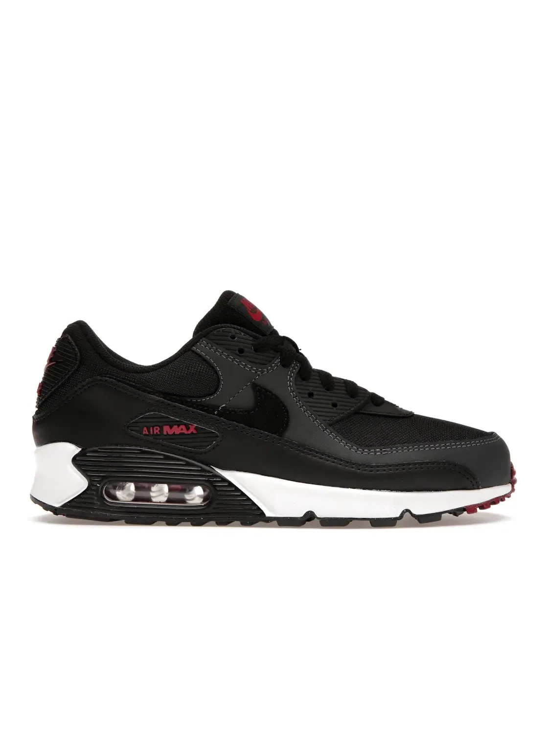 Мужские кроссовки Lifestyle Nike Air Max 90 — изображение 1 из 4, черный/красный/белый