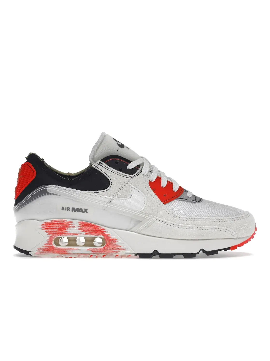Мужские кроссовки с верхом из сетки и замши Nike Air Max III PRM — изображение 1 из 4, белый/белый-черный-яркий