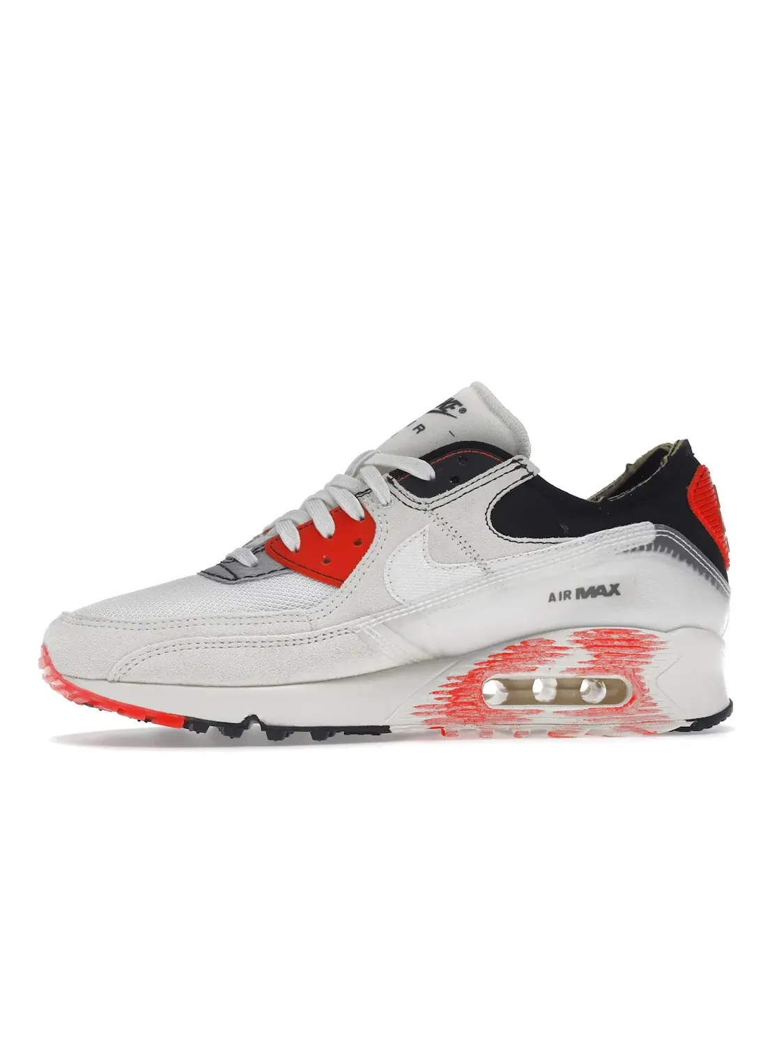 Мужские кроссовки с верхом из сетки и замши Nike Air Max III PRM — изображение 3 из 4, белый/белый-черный-яркий