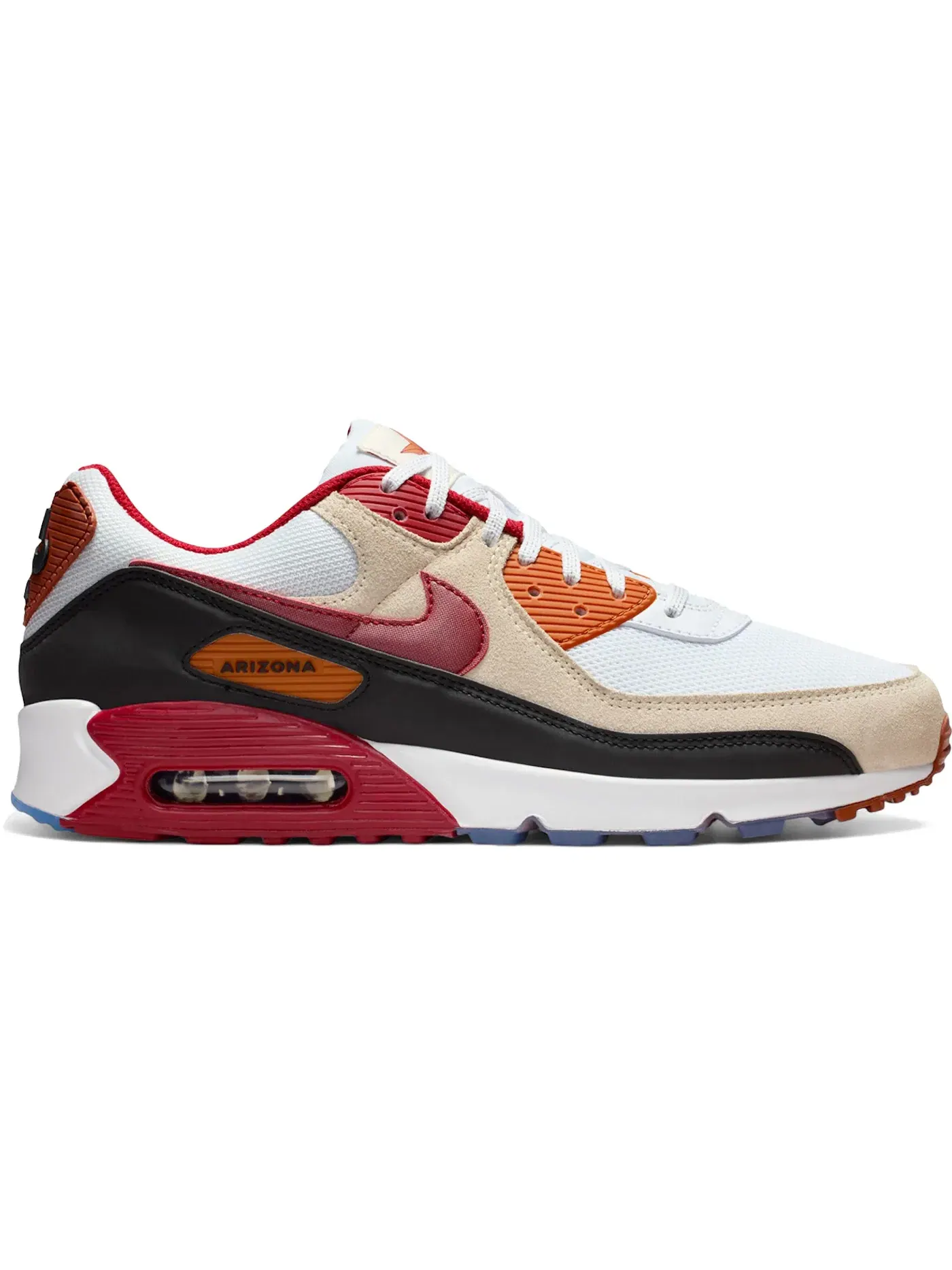Мужские кроссовки Lifestyle Nike Air Max 90 — изображение 1 из 1, белый/красный/черный
