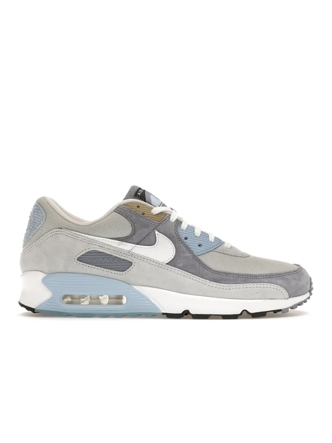 Мужские кроссовки Lifestyle Nike Air Max 90 — изображение 1 из 4, серый//светлый синий