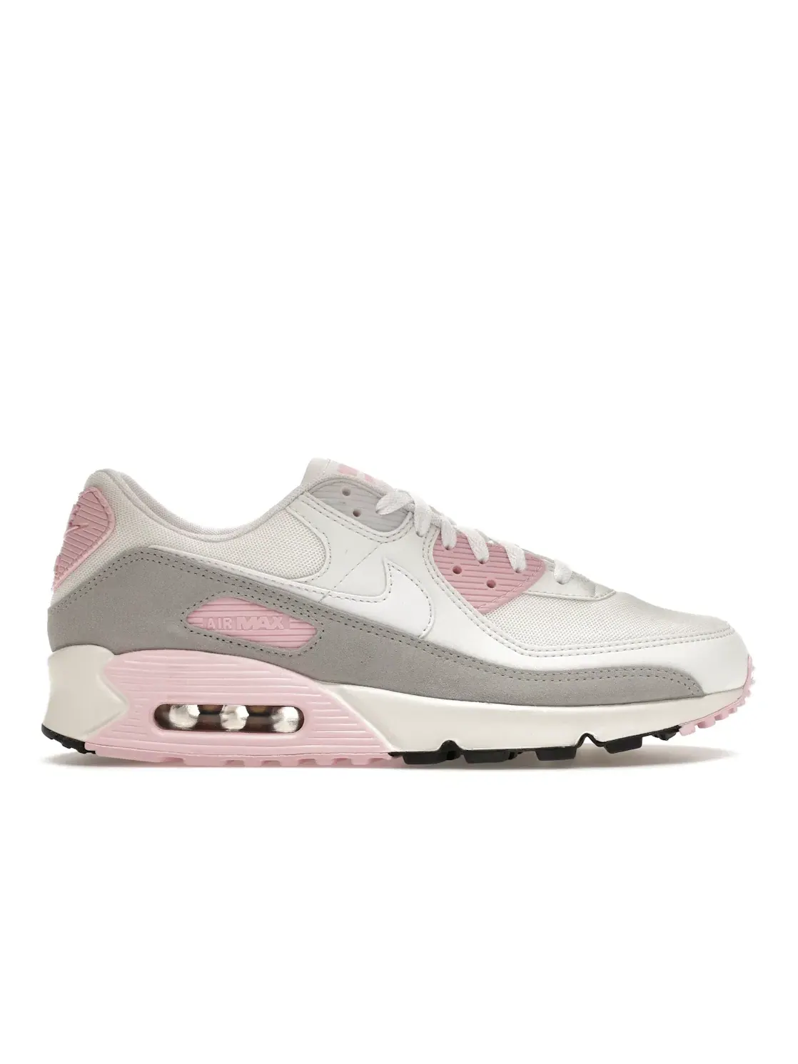 Женские кроссовки повседневные Nike Air Max 90 Nike — изображение 1 из 4, белый/розовый/белый