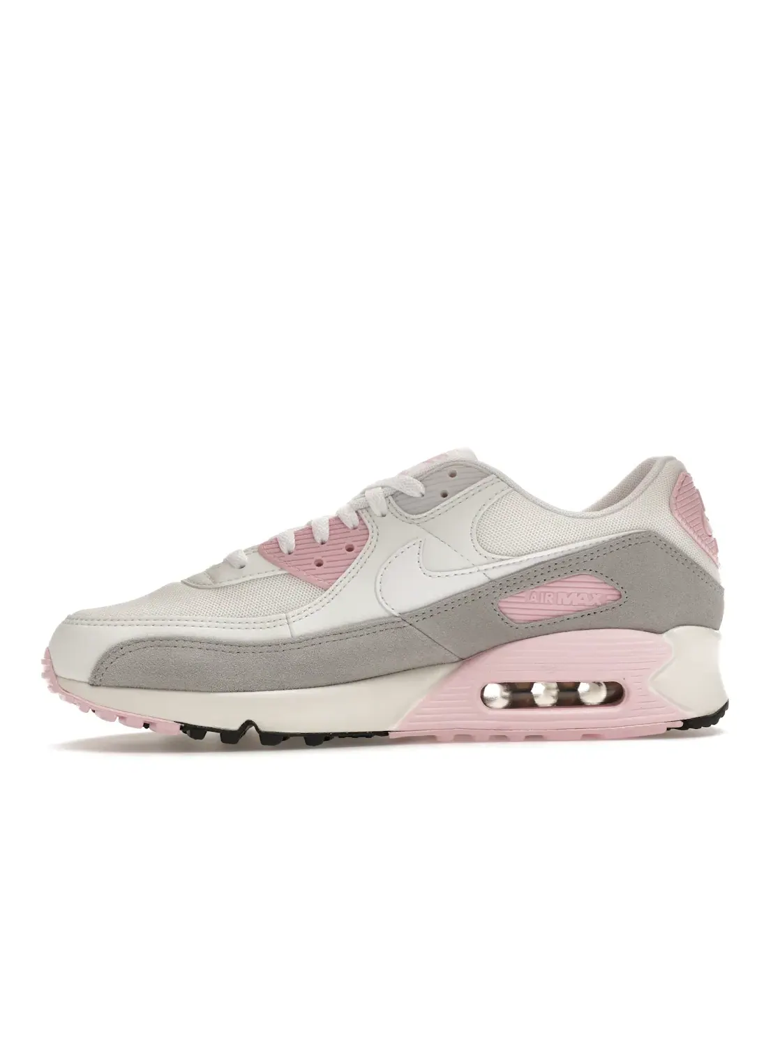Женские кроссовки повседневные Nike Air Max 90 Nike — изображение 3 из 4, белый/розовый/белый