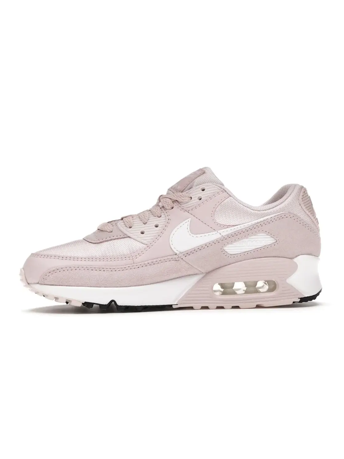 Женские кроссовки с видимой подушкой Air Max Nike Air Max 90 — изображение 3 из 4, розовый/черный-белый