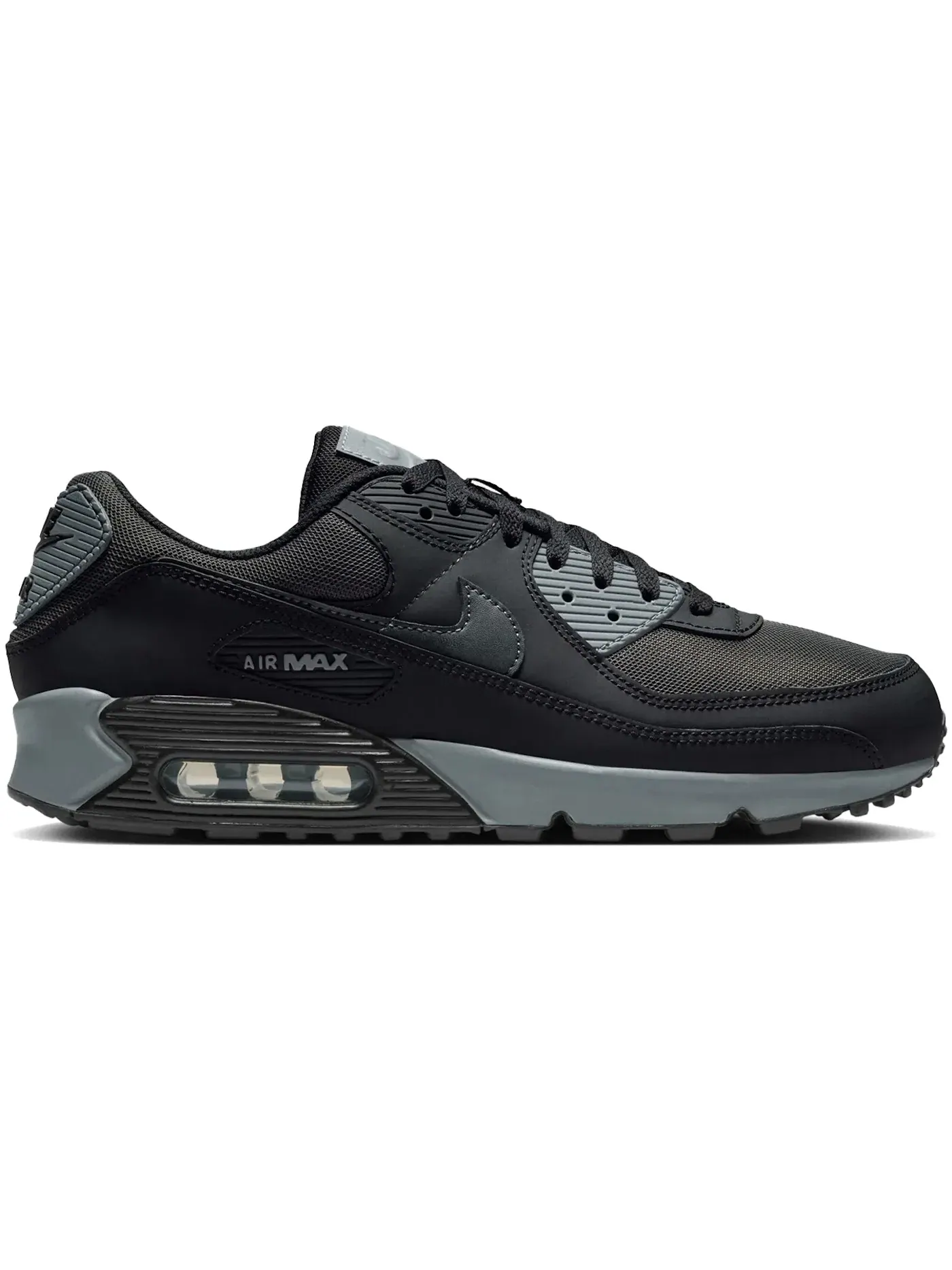Мужские кроссовки Lifestyle Nike Air Max 90 — изображение 1 из 1, черный//серый