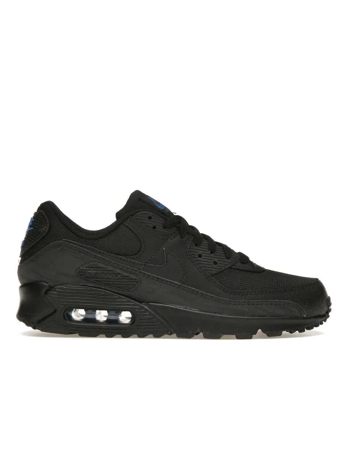 Мужские кроссовки Lifestyle Nike Air Max 90 — изображение 1 из 4, черный/темный синий