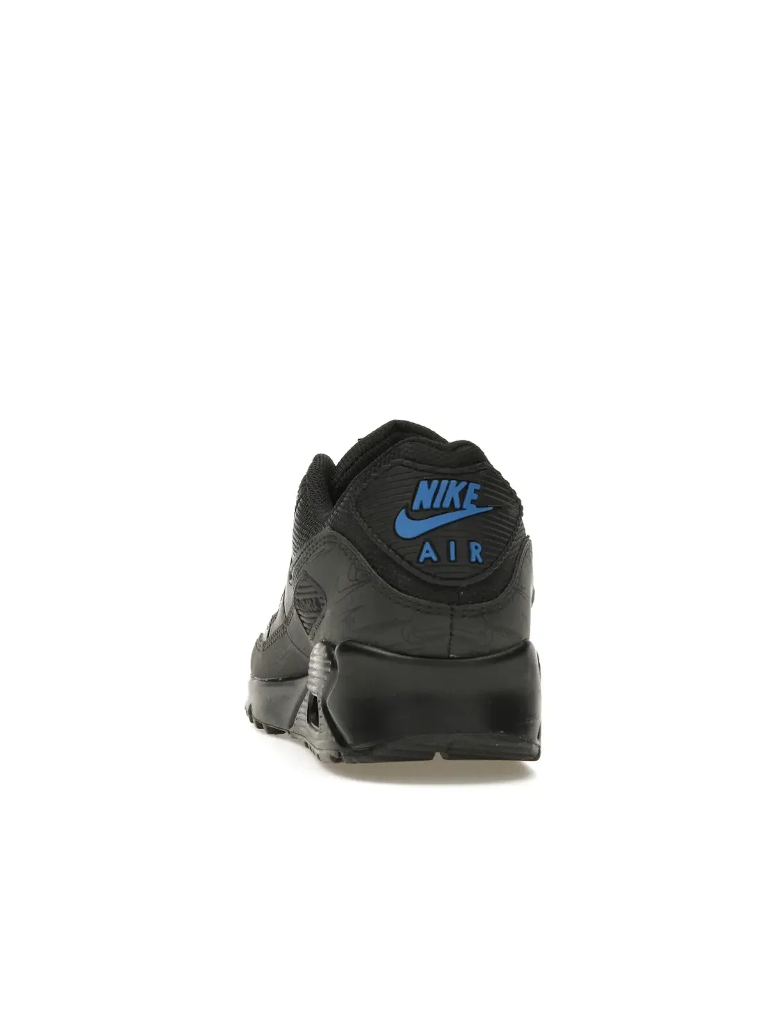 Мужские кроссовки Lifestyle Nike Air Max 90 — изображение 4 из 4, черный/темный синий