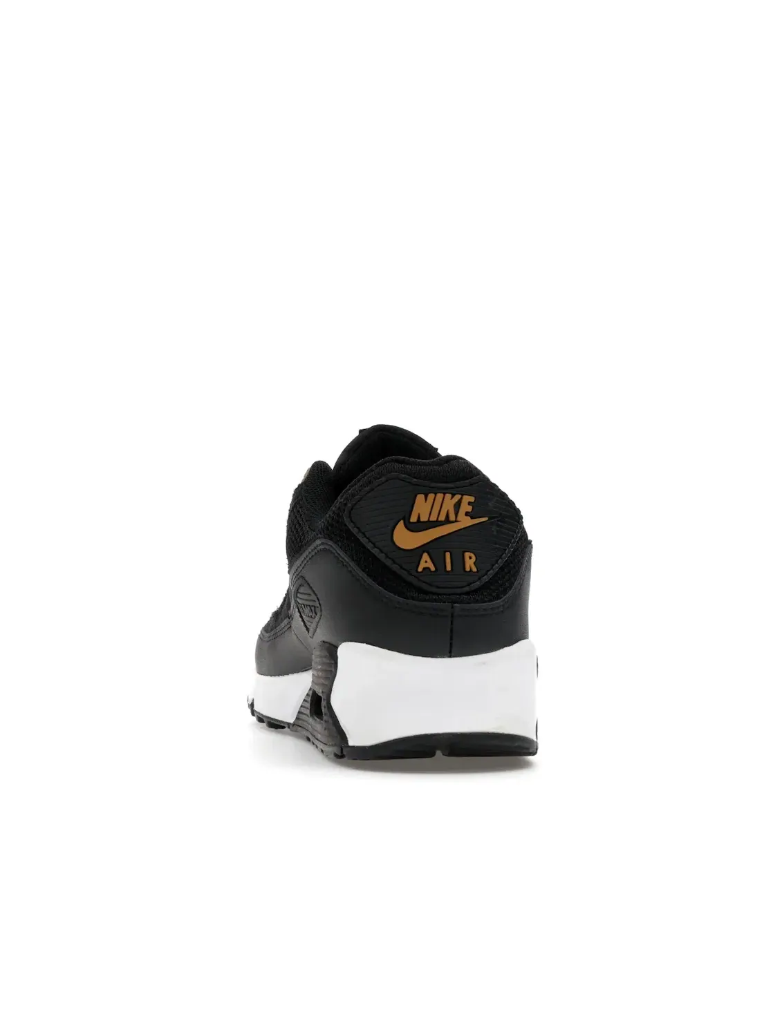 Мужские кроссовки Lifestyle Nike Air Max 90 — изображение 4 из 4, черный/черный-золотистый