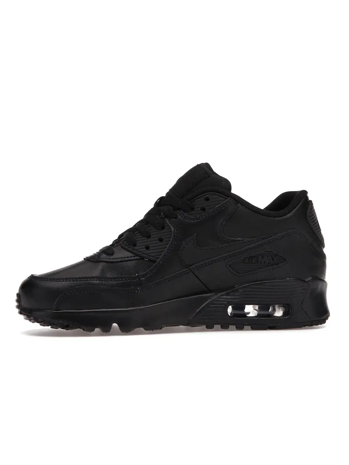Детские кроссовки для мальчиков и девочек с амортизацией Nike Air Max 90 — изображение 3 из 4, черный/черный