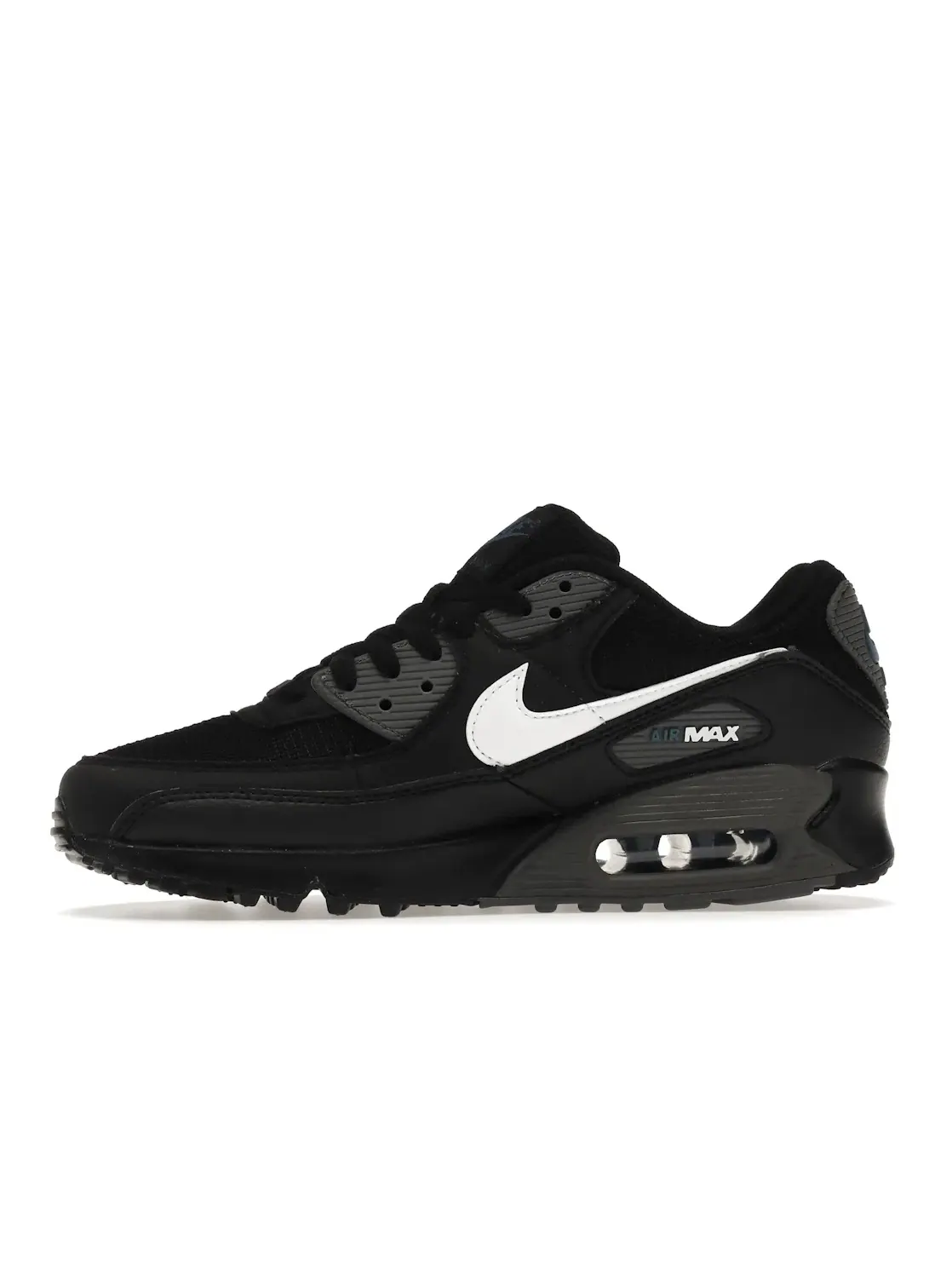 Мужские кроссовки lifestyle Nike Air Max 90 — изображение 3 из 4, черный//серый/белый