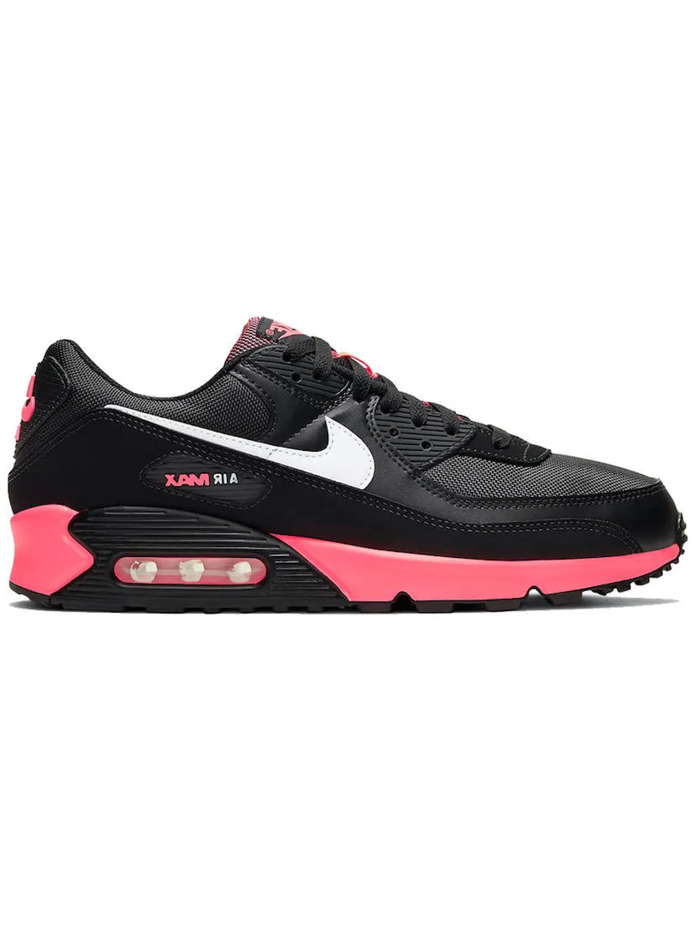 Мужские кроссовки Lifestyle Nike Air Max 90 — изображение 1 из 1, черный/белый-розовый