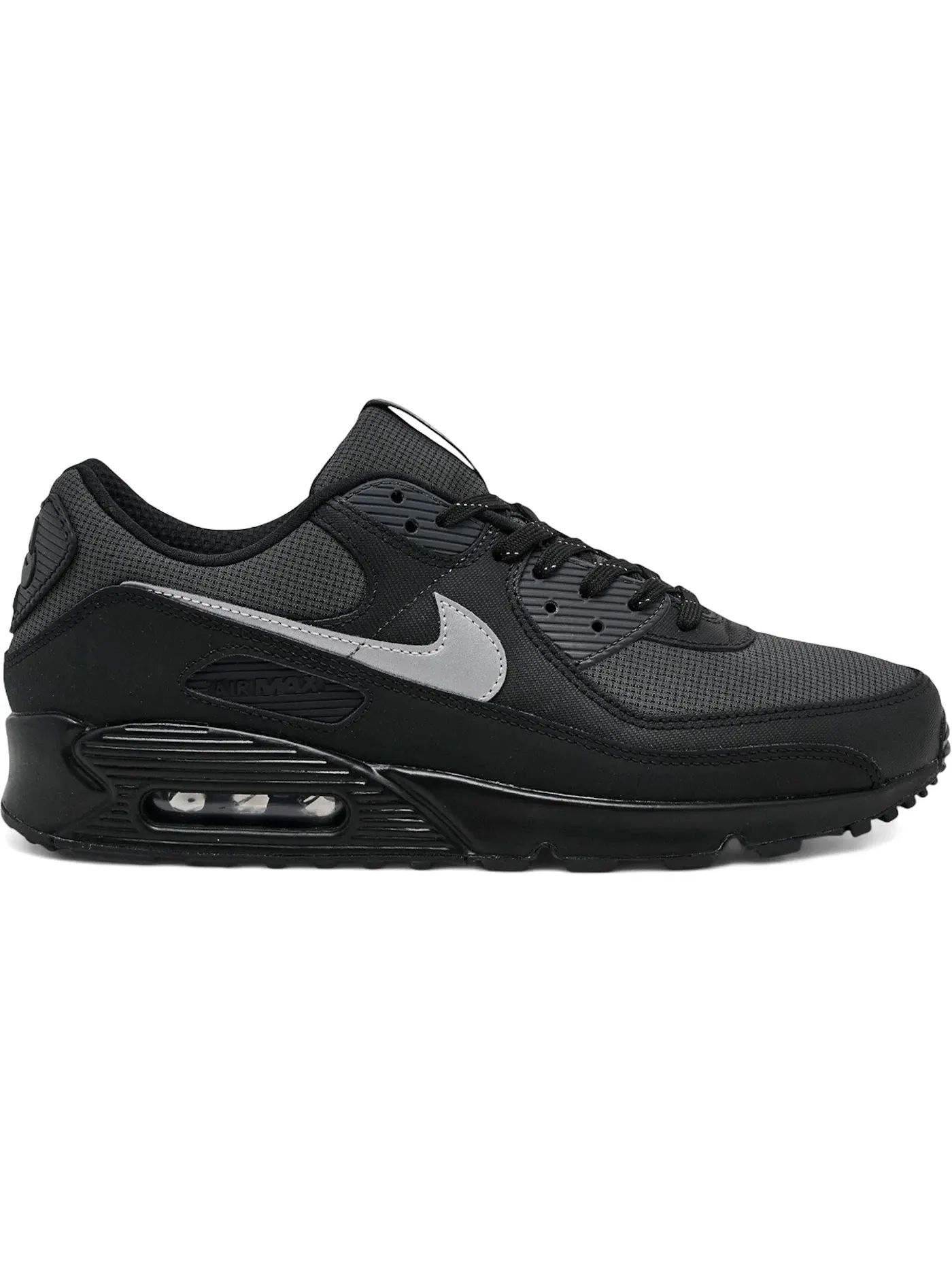 Мужские кроссовки Lifestyle Nike Air Max 90 — изображение 1 из 1, черный/серебристый