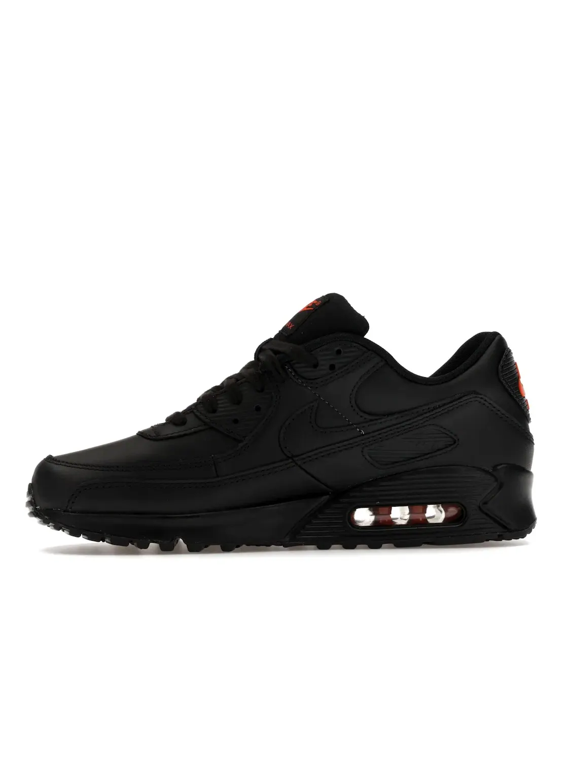 Мужские кроссовки Lifestyle Nike Air Max 90 — изображение 3 из 4, черный/оранжевый/черный