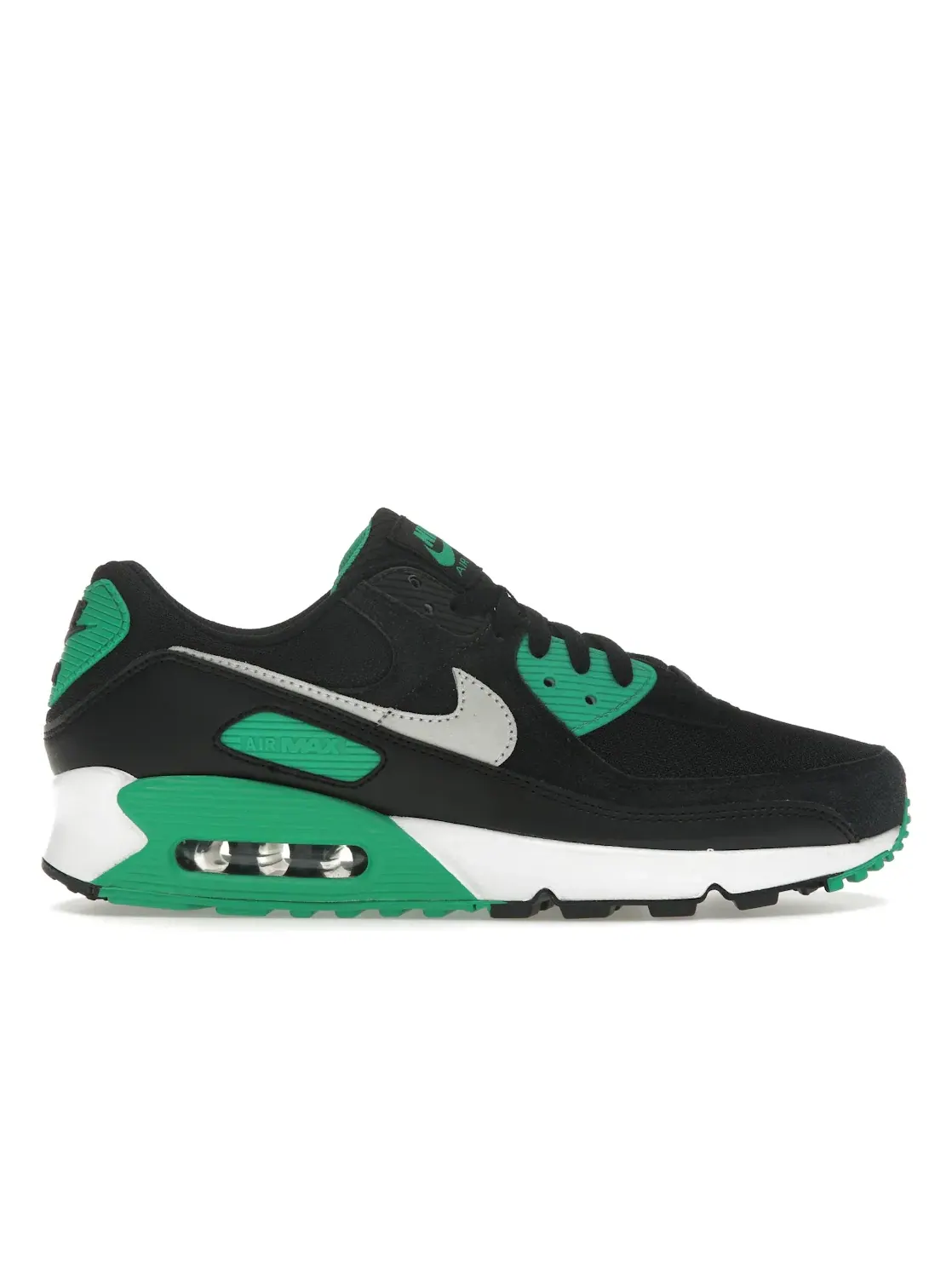 Мужские кроссовки Lifestyle Nike Air Max 90 — изображение 1 из 4, черный/зеленый/белый