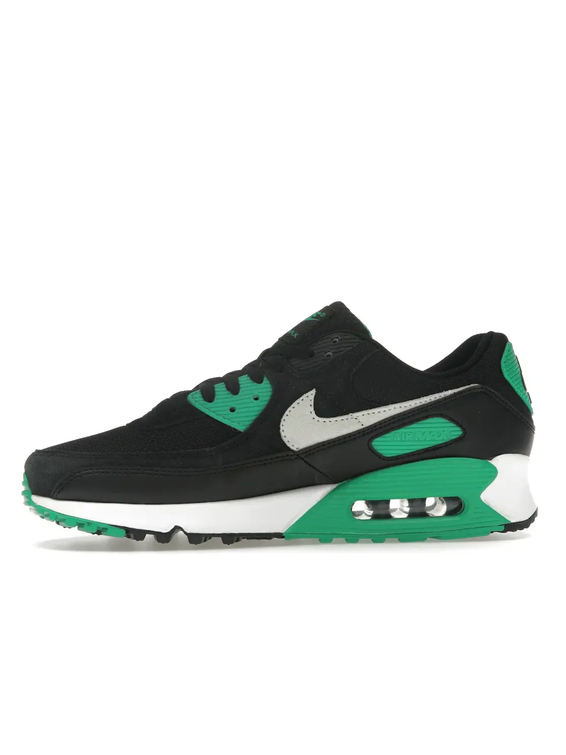 Мужские кроссовки Lifestyle Nike Air Max 90 — изображение 3 из 4, черный/зеленый/белый