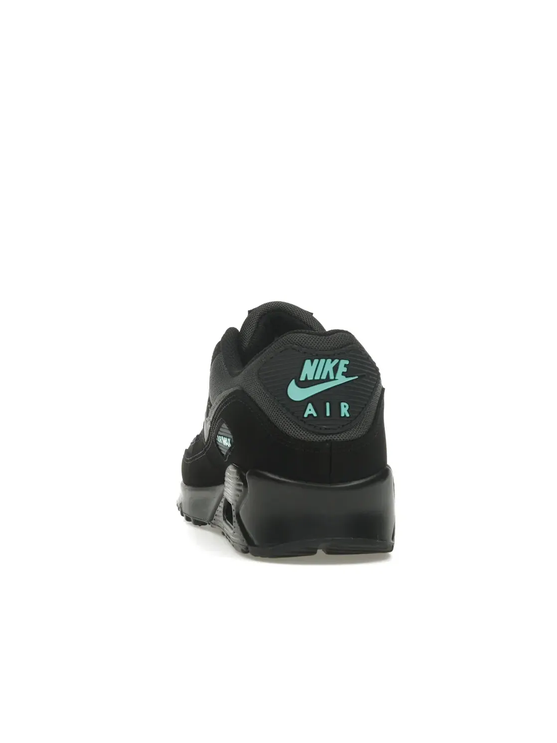 Мужские кроссовки Lifestyle с контрастными вставками Nike Air Max 90 — изображение 4 из 4, черный/-зеленый