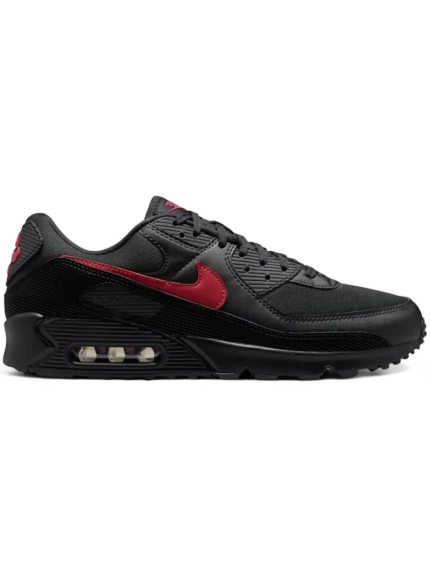 Мужские кроссовки Lifestyle Air Max 90 Nike — изображение 1 из 1, черный/красный-черный