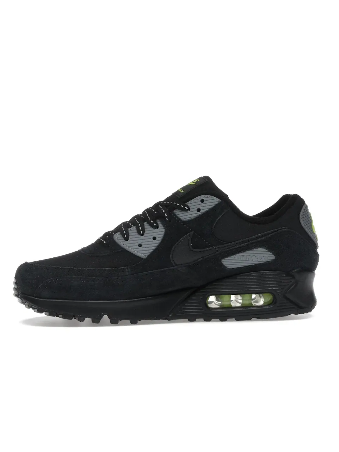 Мужские кроссовки Lifestyle Nike Air Max 90 — изображение 3 из 4, черный//серый/черный