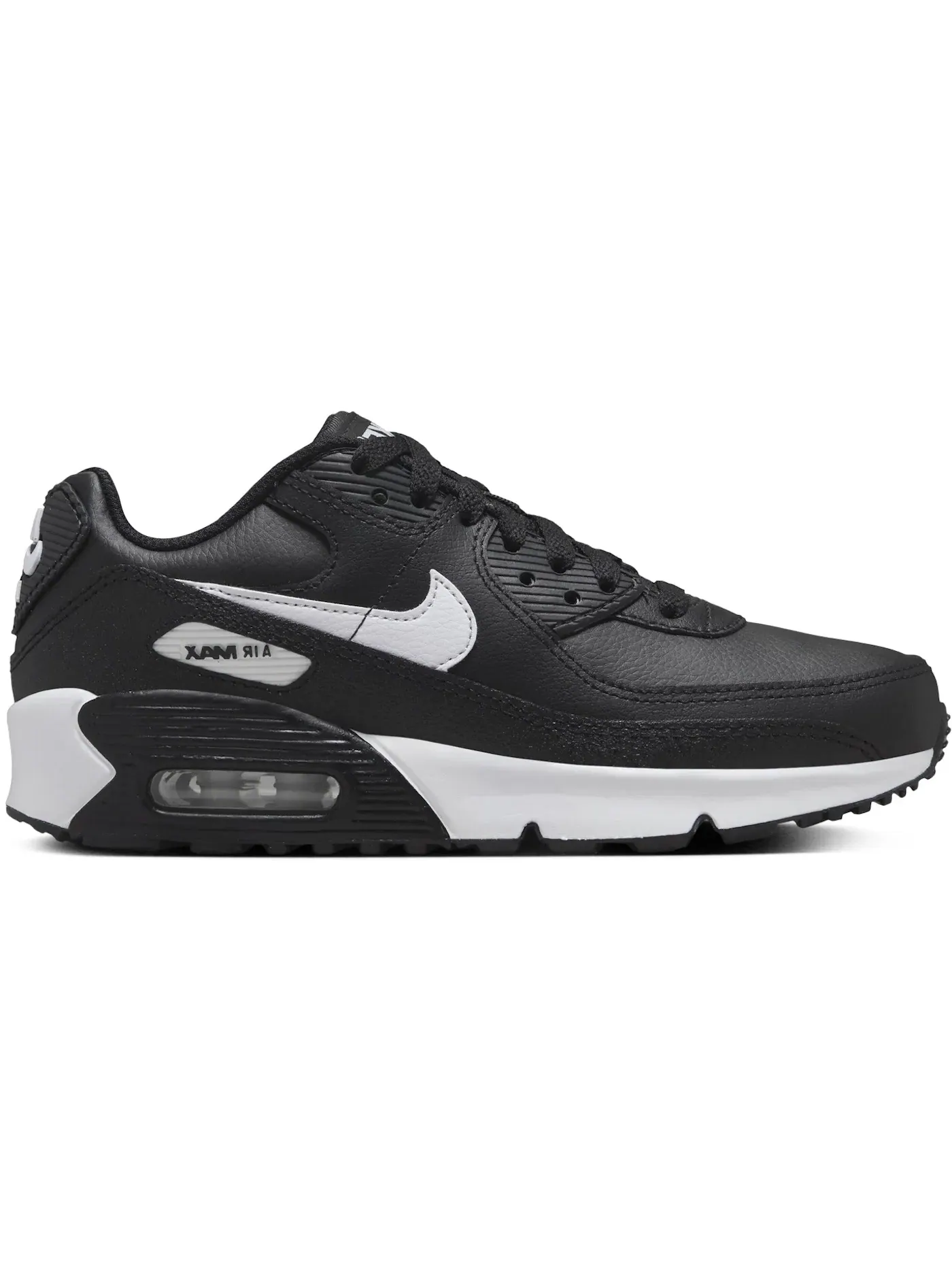 Детские кроссовки Lifestyle Nike Air Max 90 — изображение 1 из 1, черный/черный/белый