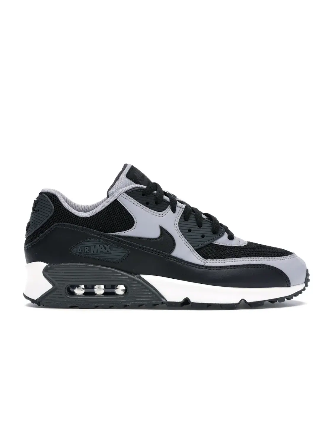 Мужские кроссовки с воздушной подушкой Nike Air Max 90 Nike — изображение 1 из 4, черный/серый