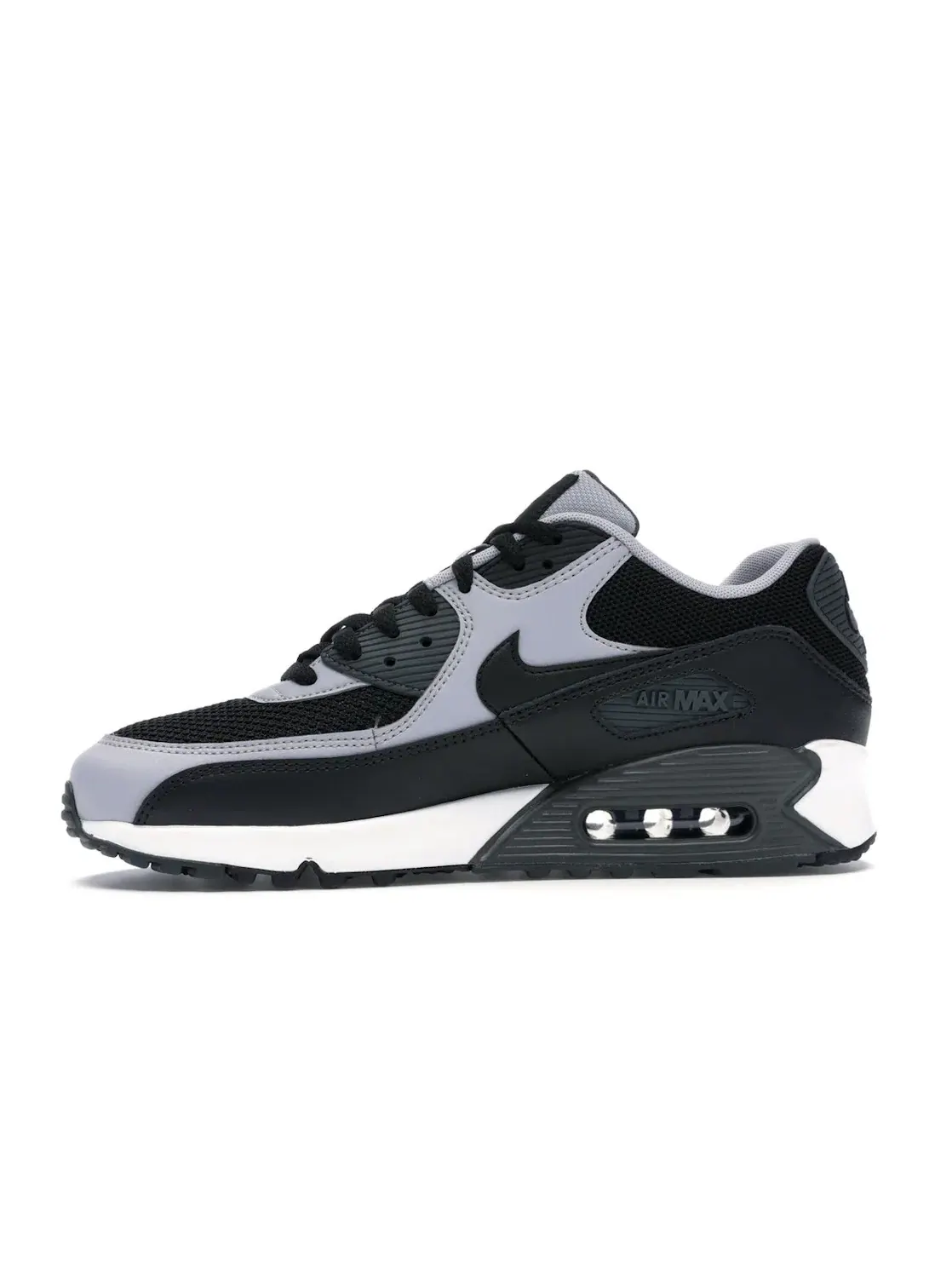 Мужские кроссовки с воздушной подушкой Nike Air Max 90 Nike — изображение 3 из 4, черный/серый