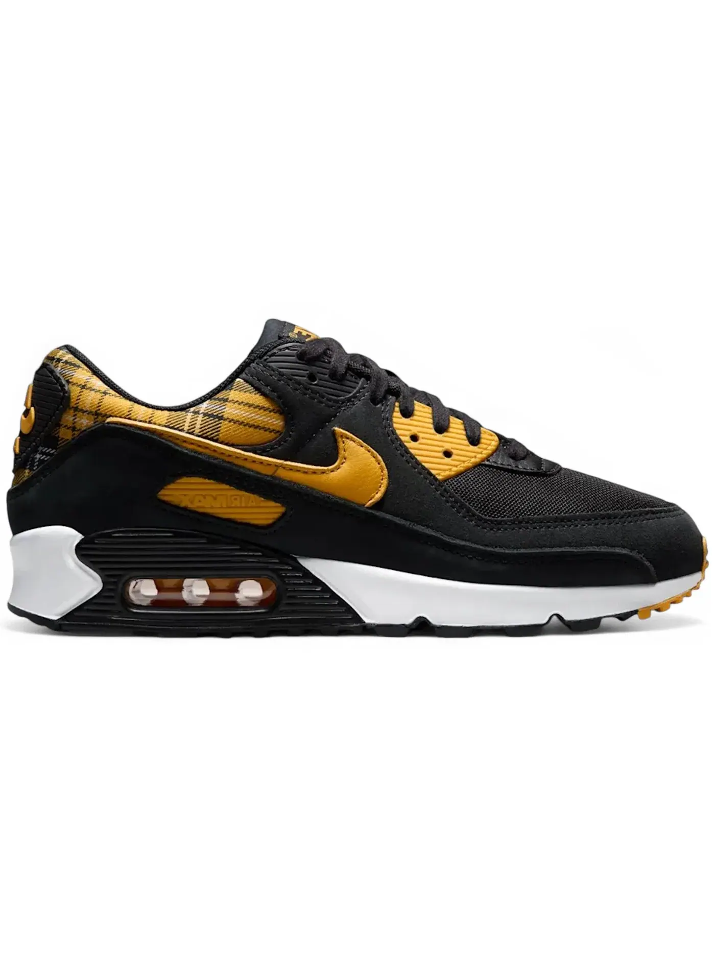 Женские кроссовки Lifestyle Nike Air Max 90 — изображение 1 из 1, черный/белый/желтый