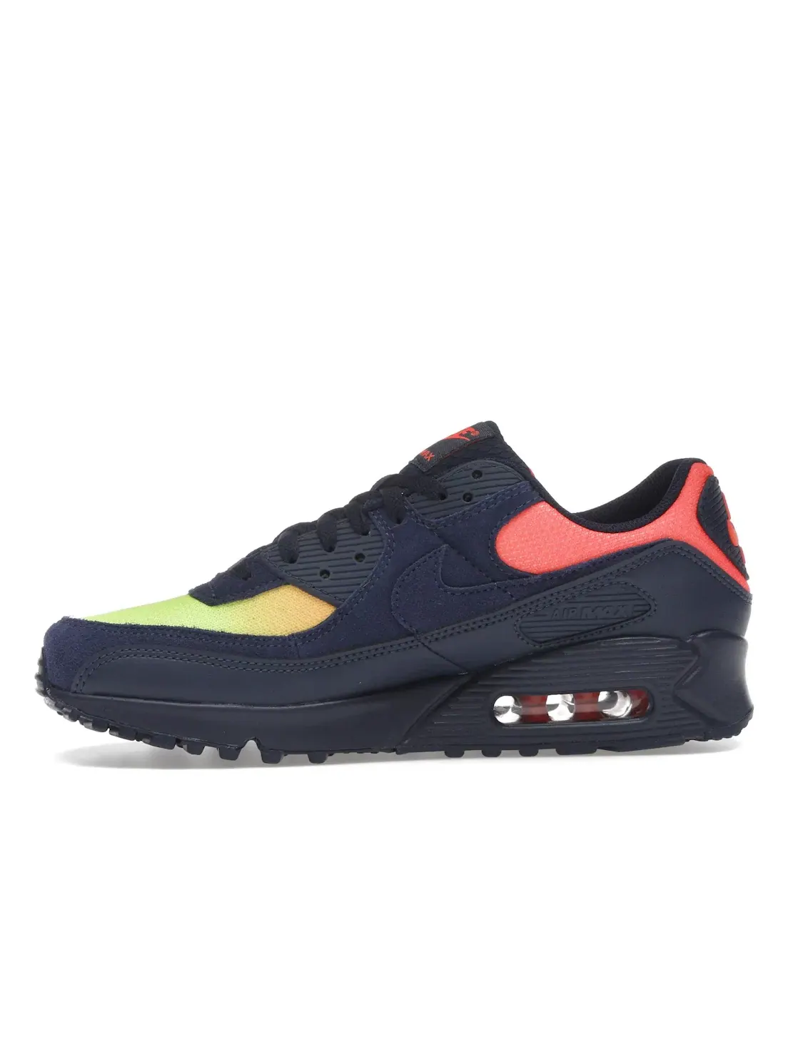 Мужские кроссовки Lifestyle Nike Air Max 90 — изображение 3 из 4, оранжевый/синий