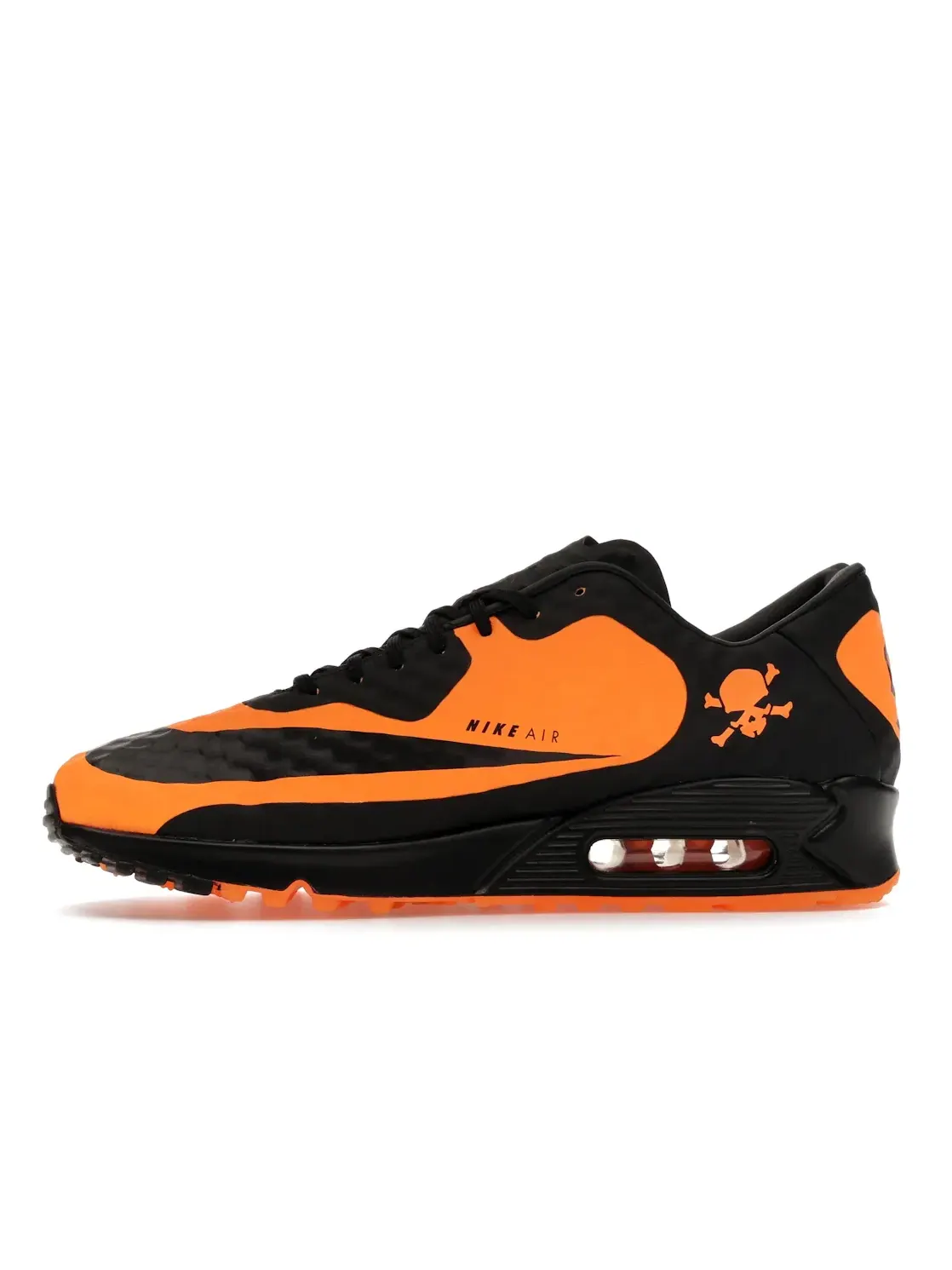 Мужские кроссовки Lifestyle с принтом Nike Air Max 90 — изображение 3 из 4, яркий/черный/оранжевый