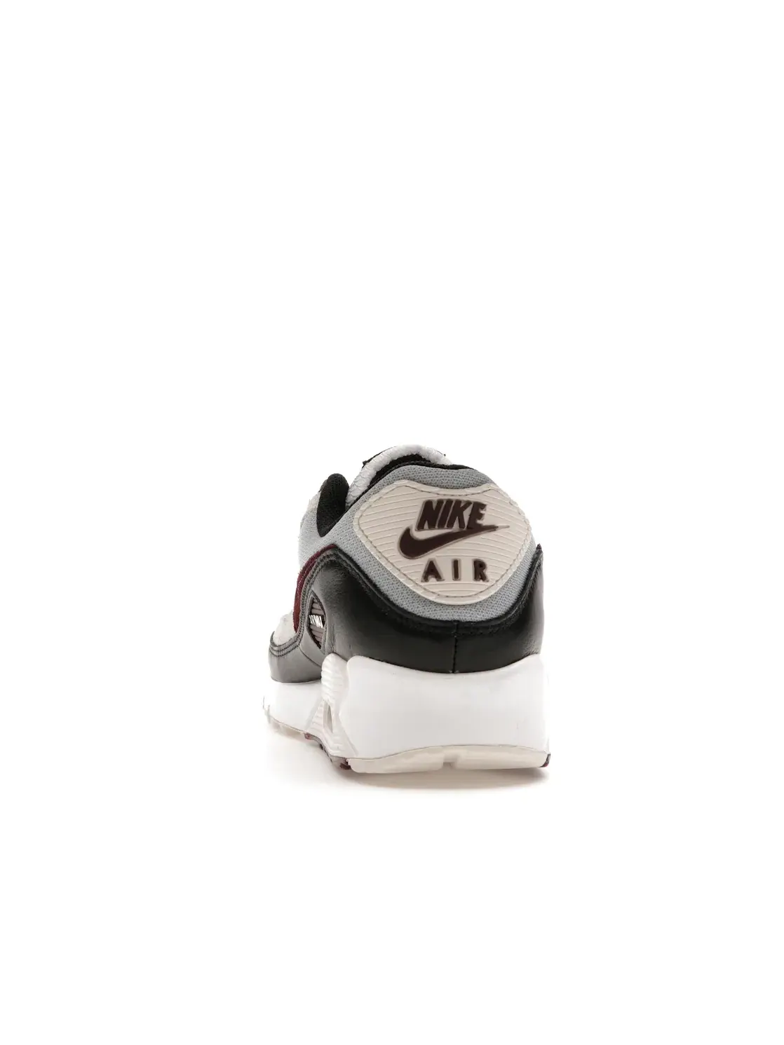Мужские кроссовки для повседневной носки Nike Air Max 90 — изображение 4 из 4, серый/бордовый--черный