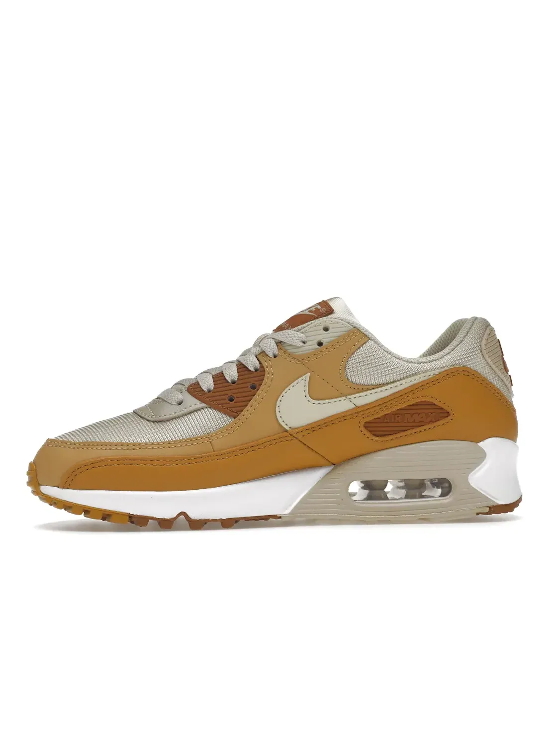 Женские кроссовки с амортизацией Nike Air Max 90, Oatmeal/Tawny/Chutney/Twine/Light Bone — изображение 3 из 4