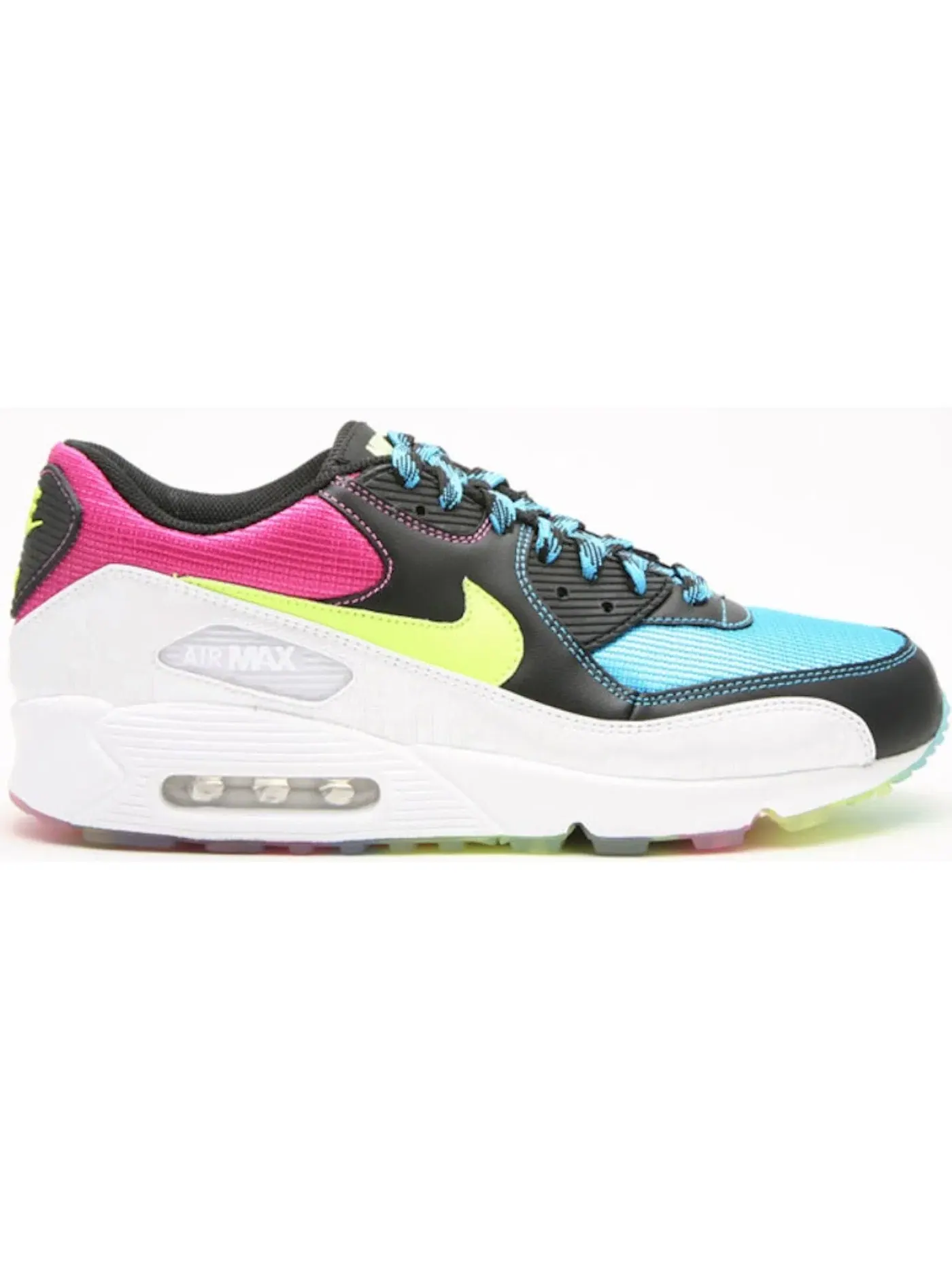 Мужские кроссовки Lifestyle Nike Air Max 90 — изображение 1 из 1, белый/-черный-синий